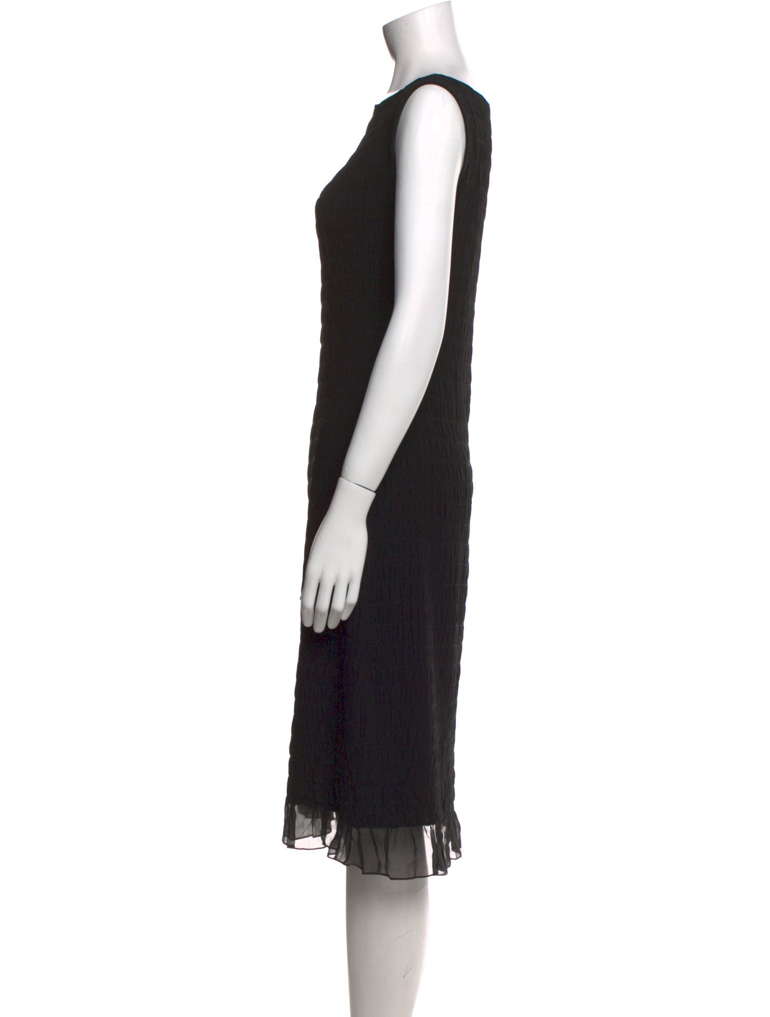 Donna Karan Silk Midi Length Dress