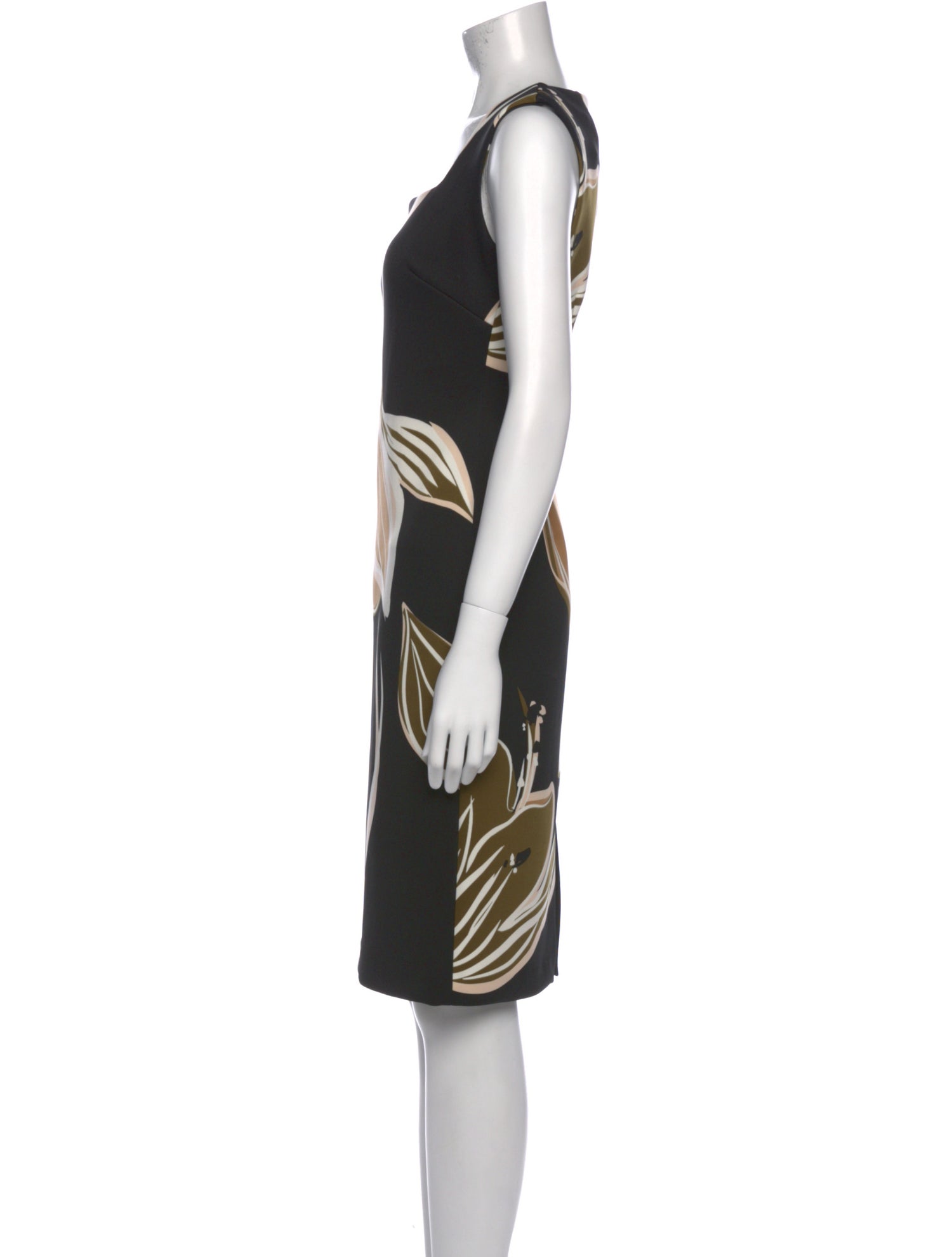 Donna Karan Printed Knee-Length Dress w/ Tags