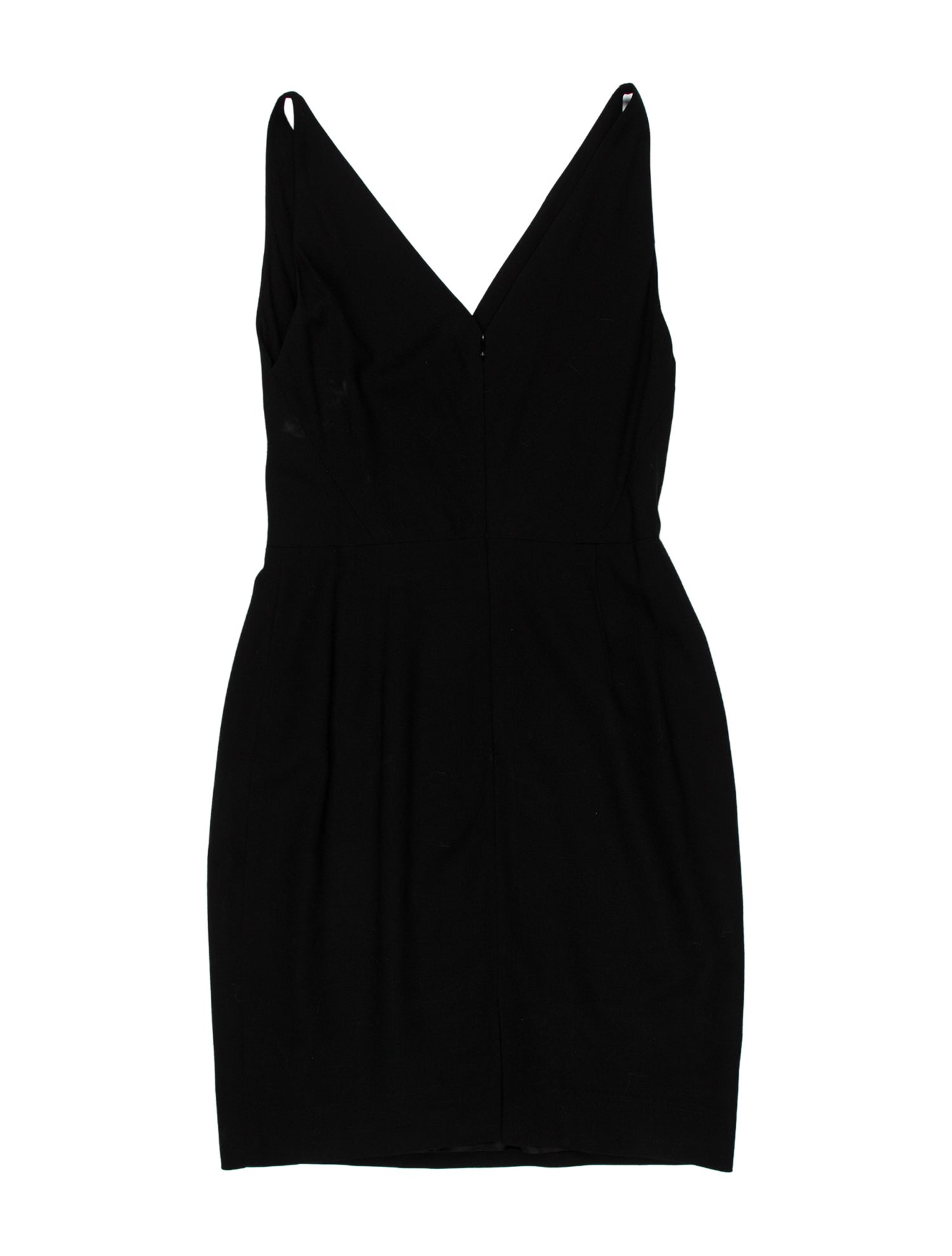 Donna Karan V-Neck Knee-Length Dress