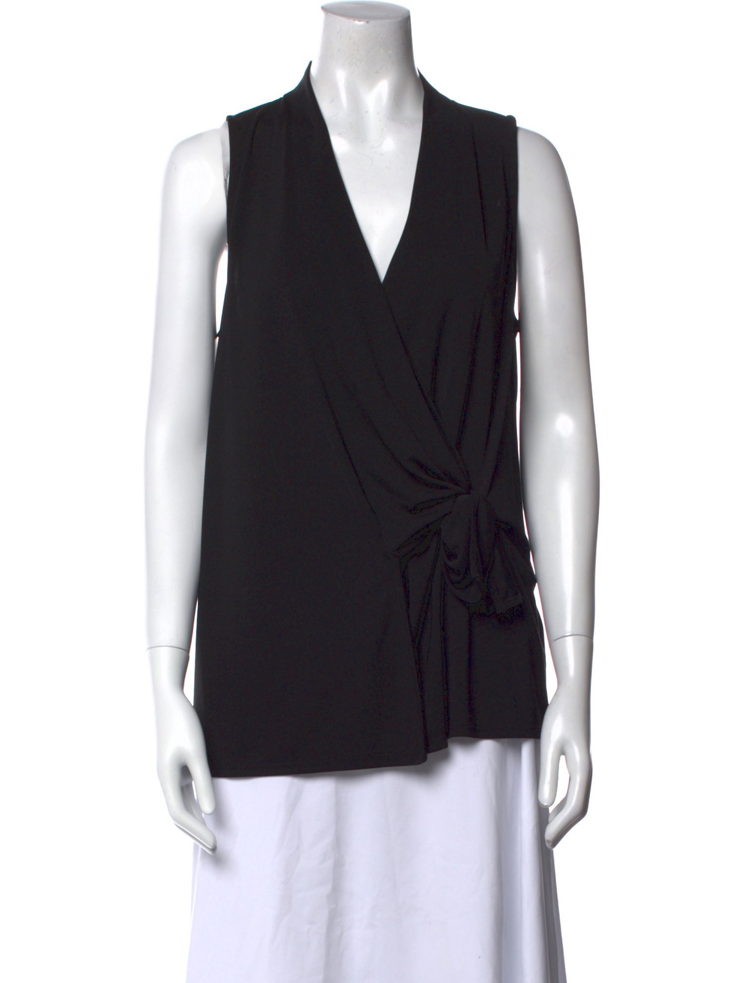 Donna Karan V-Neck Sleeveless Blouse w/ Tags