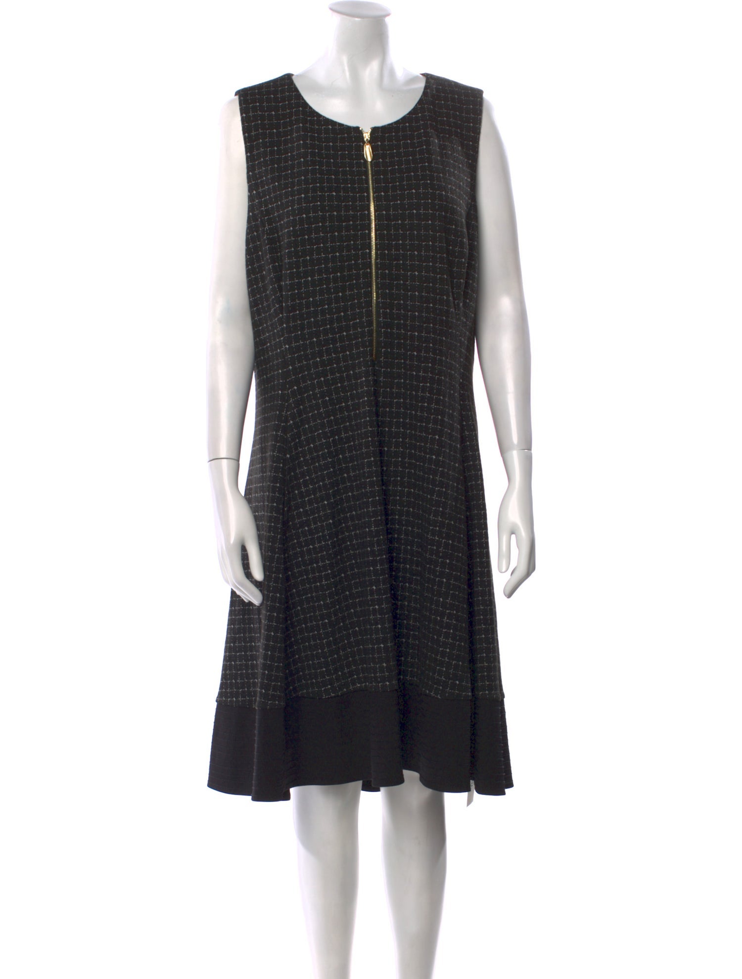 Donna Karan Printed Knee-Length Dress w/ Tags