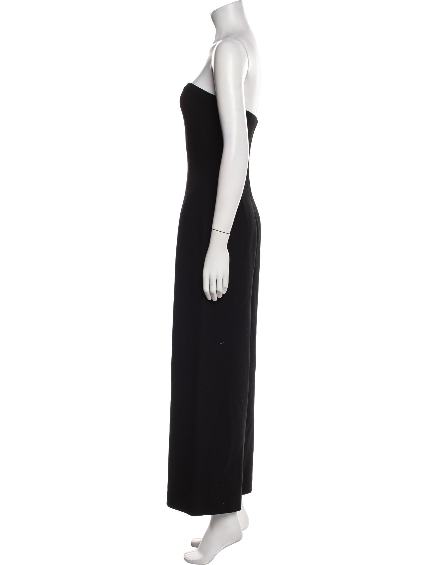 Donna Karan Wool Strapless Jumpsuit