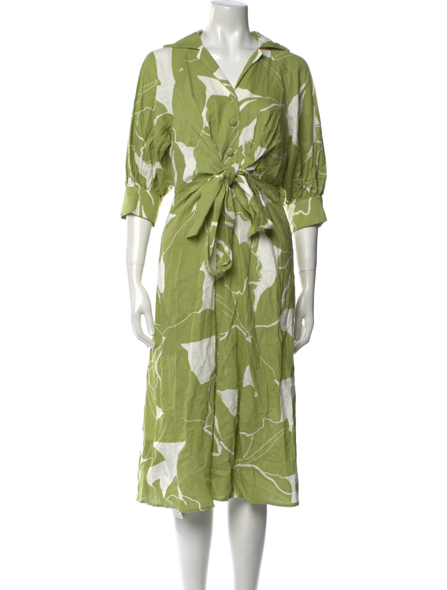 Donna Karan Linen Midi Length Dress w/ Tags