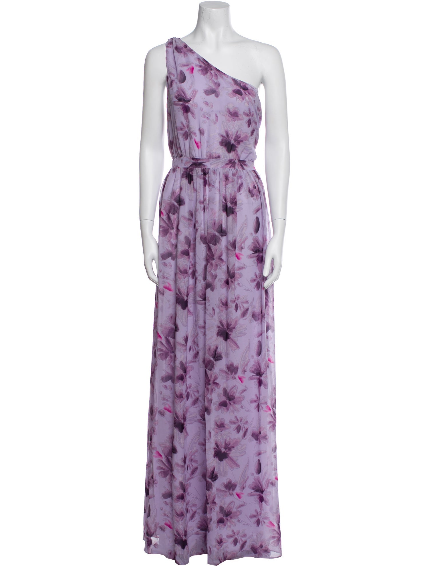 Donna Karan Floral Print Long Dress