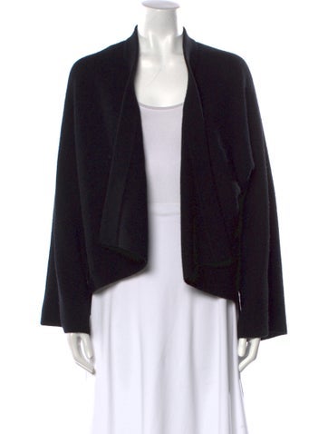 Donna Karan Knitwear Cashmere Open Front Sweater Petite