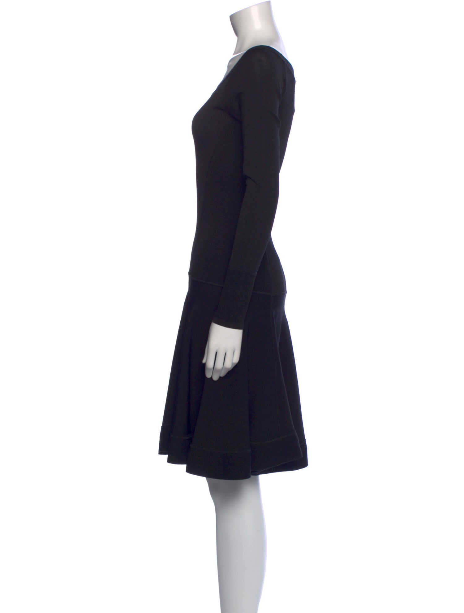 Donna Karan Scoop Neck Knee-Length Dress