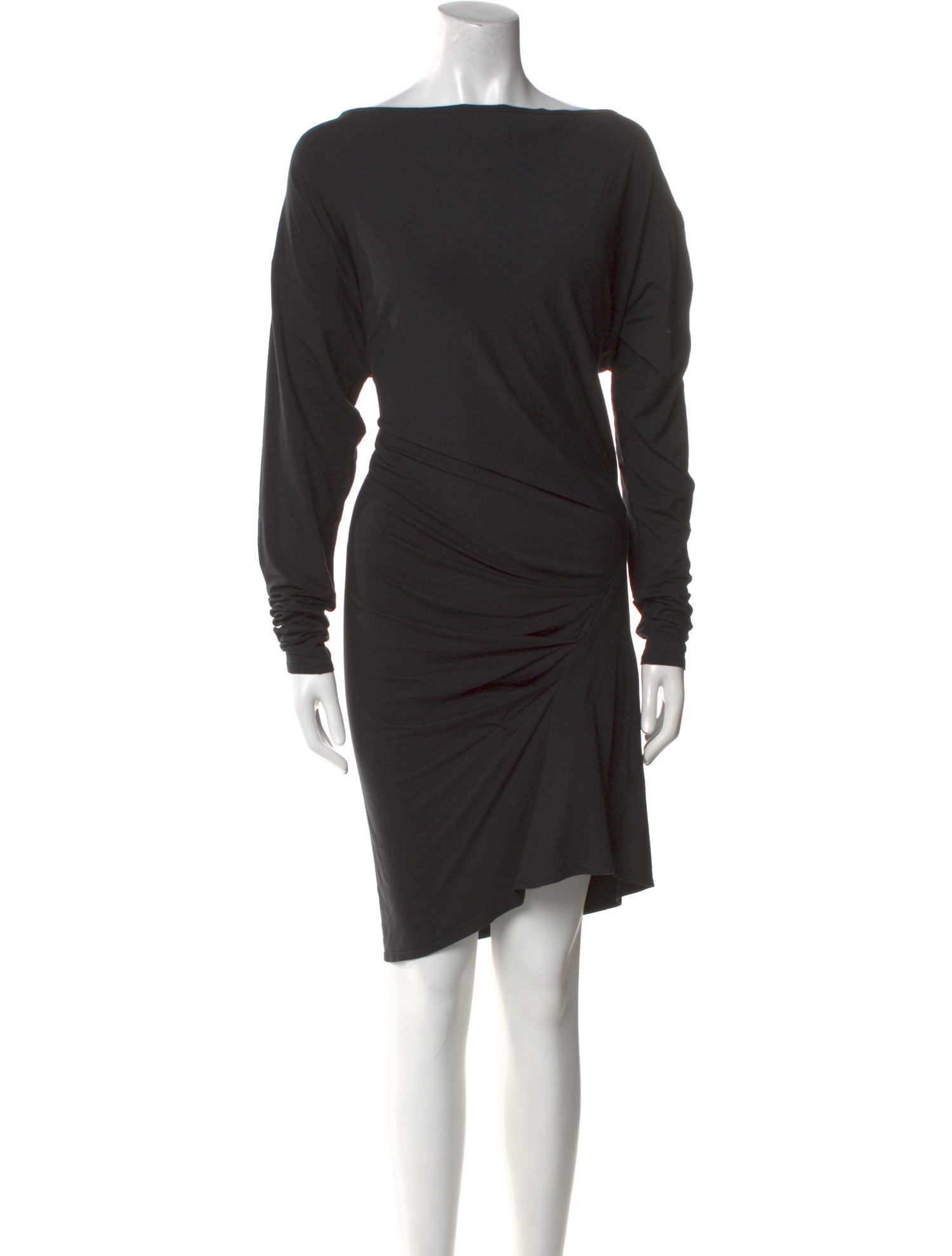 Donna Karan Bateau Neckline Mini Dress