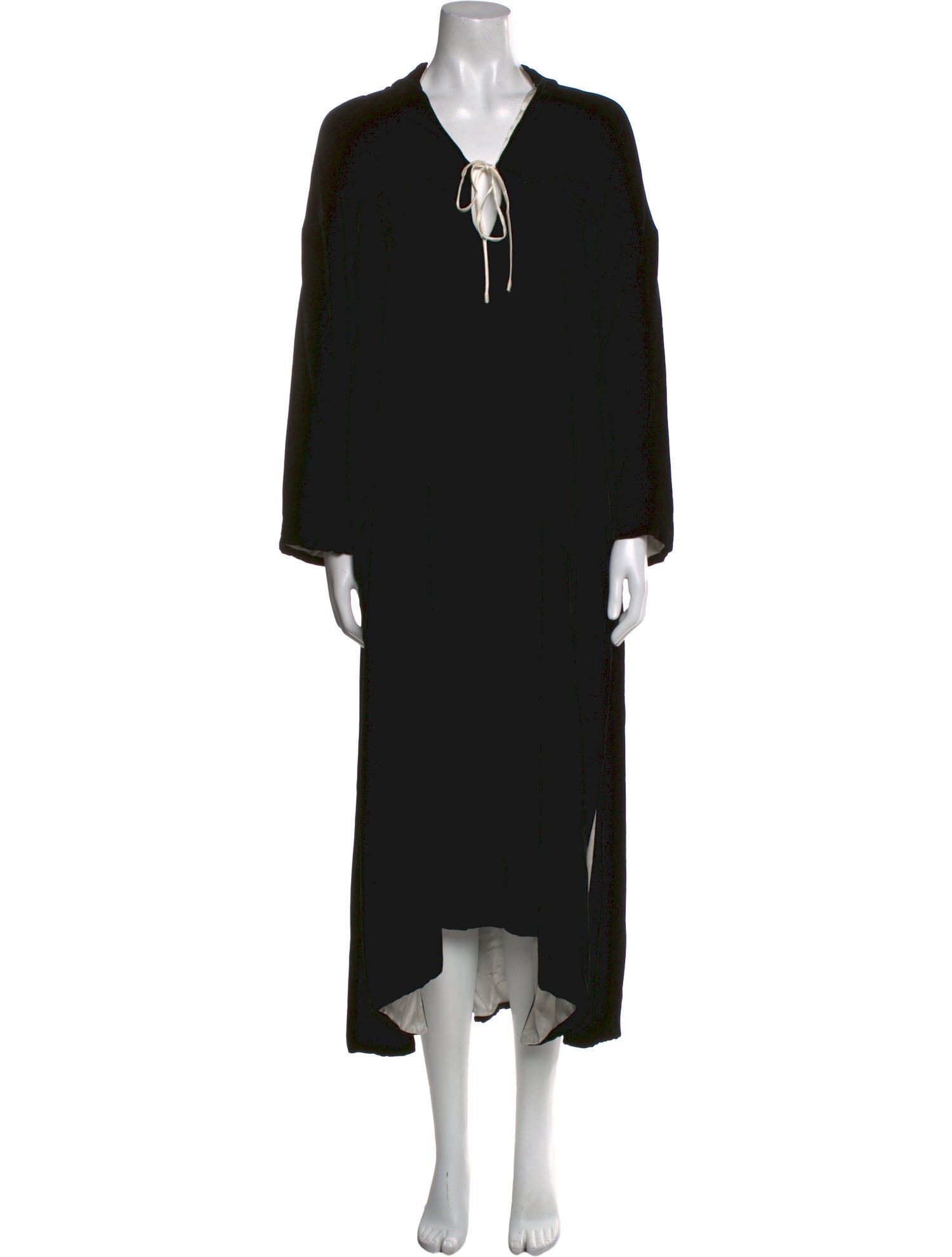 Donna Karan V-Neck Long Dress