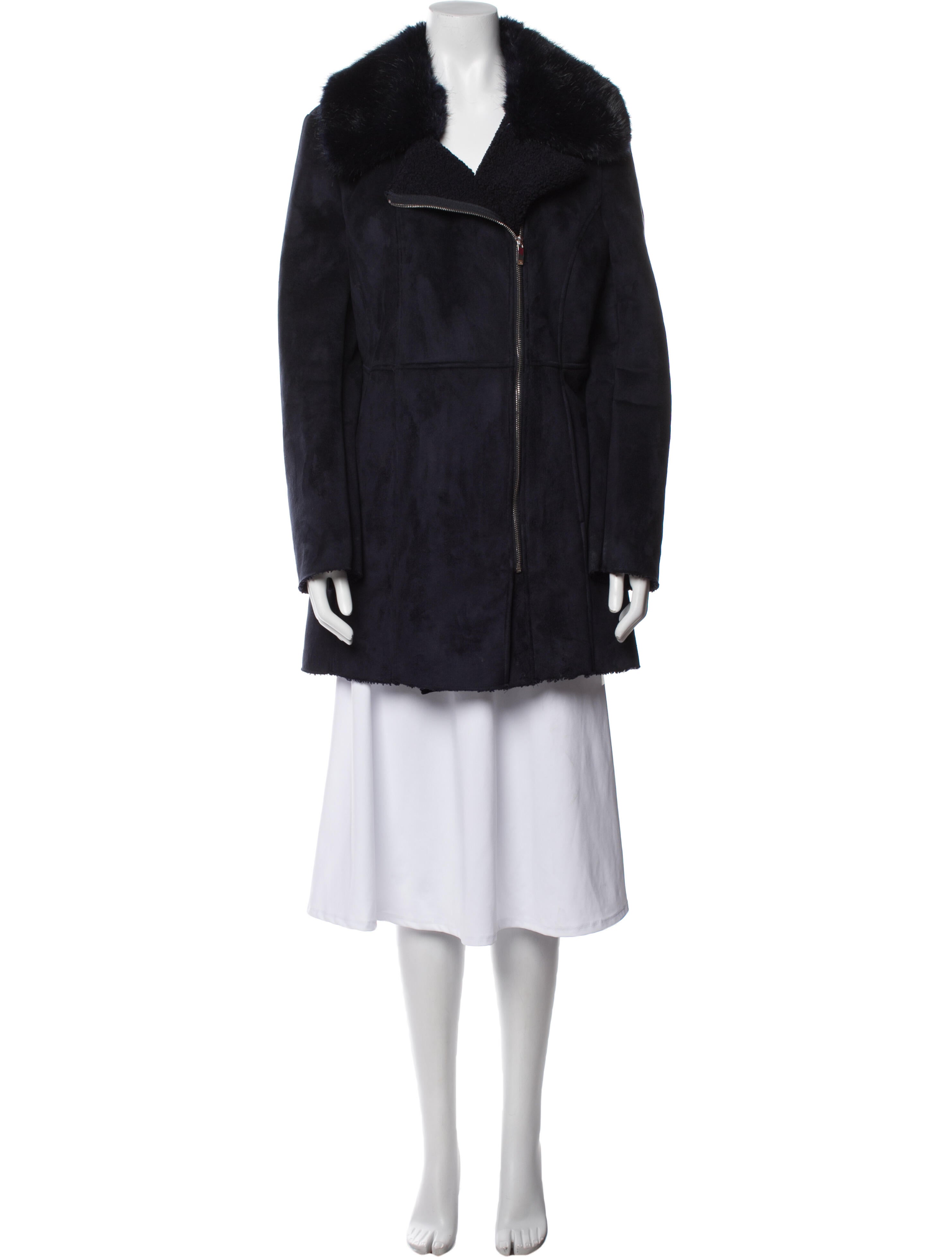 Donna Karan Faux Fur Coat