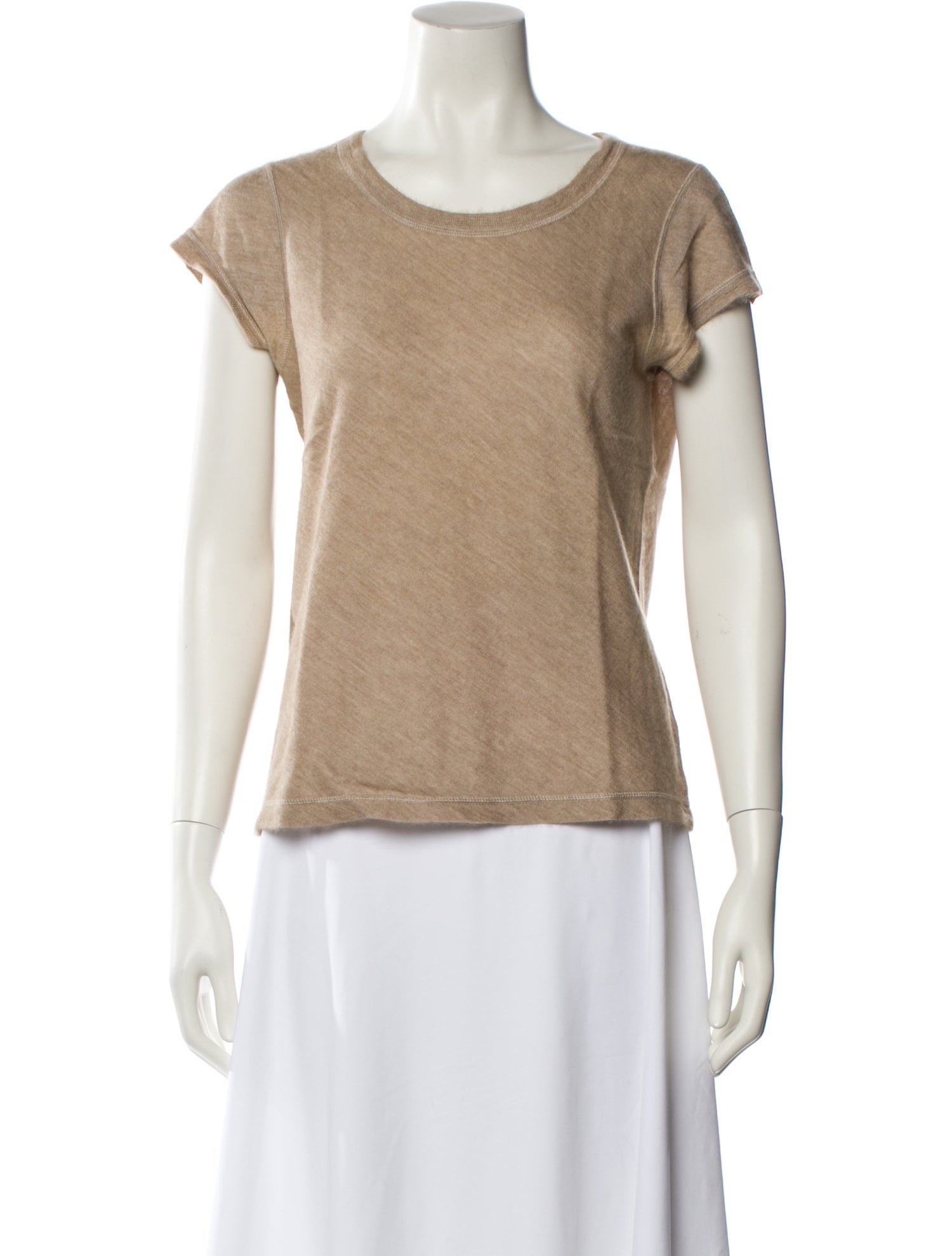 Donna Karan Scoop Neck Short Sleeve T-Shirt