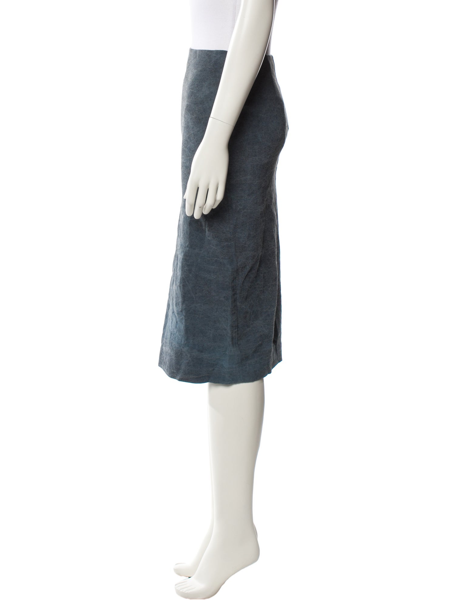 Donna Karan Linen Knee-Length Skirt w/ Tags
