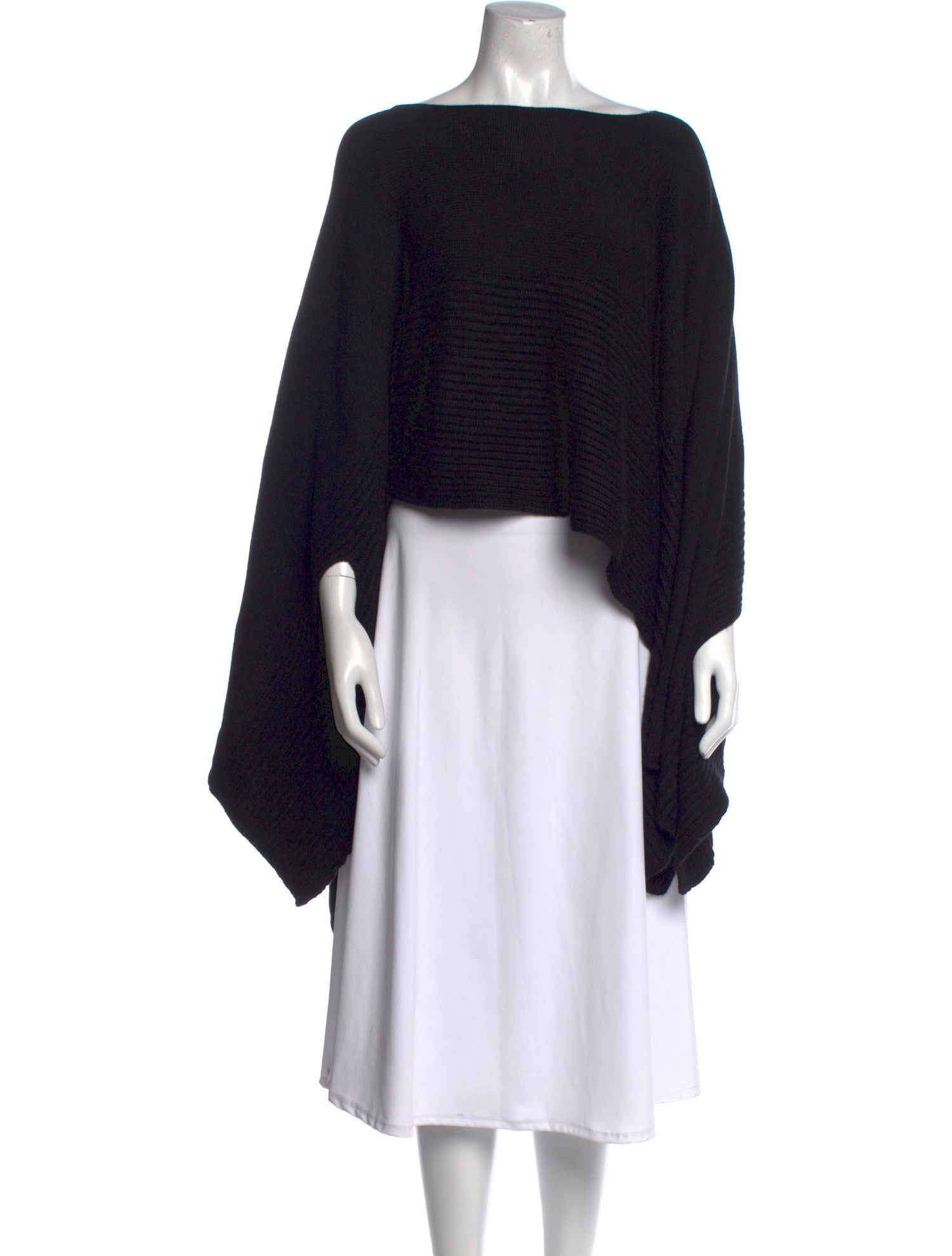 Donna Karan Cashmere Bateau Neckline Sweater