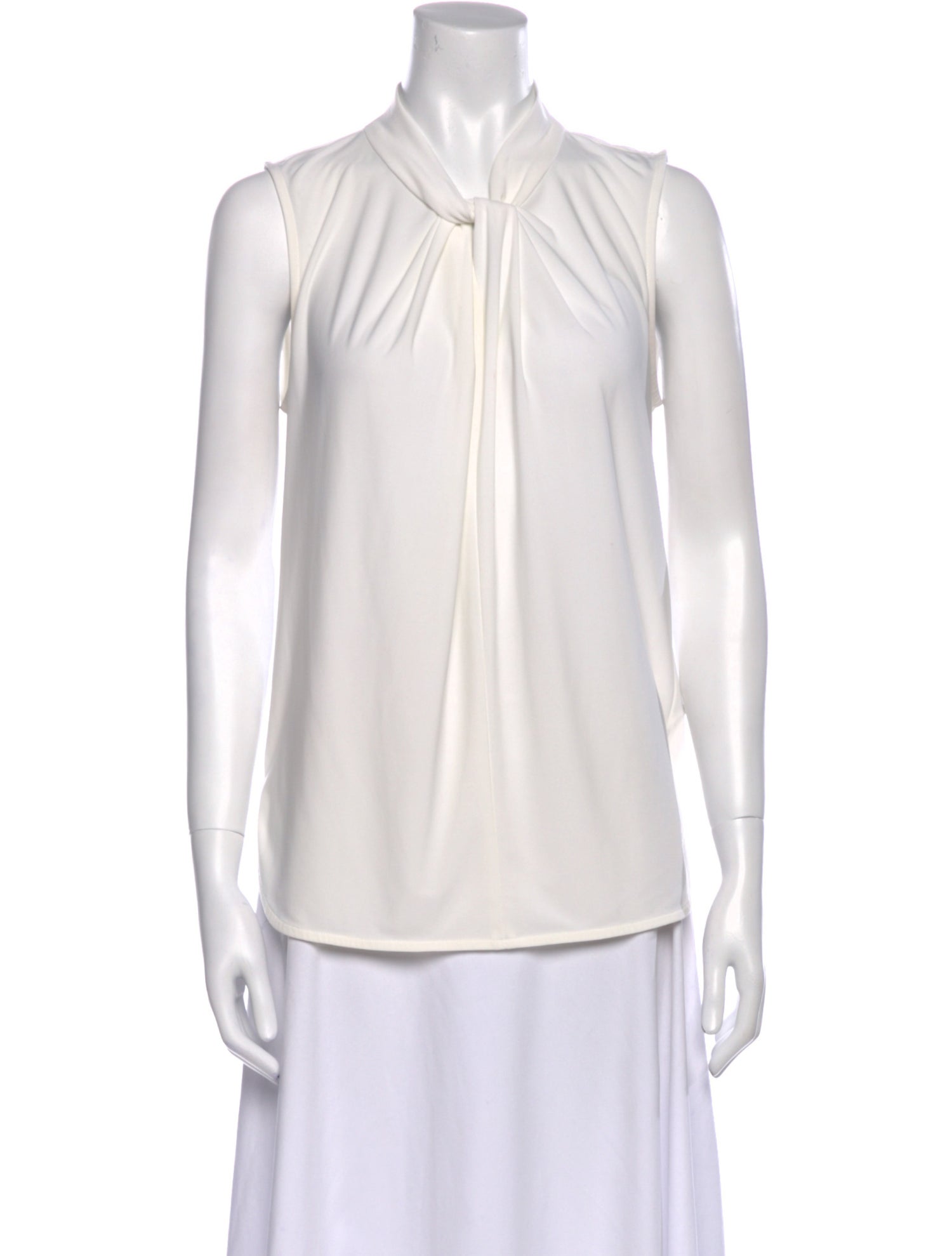 Donna Karan V-Neck Sleeveless Blouse