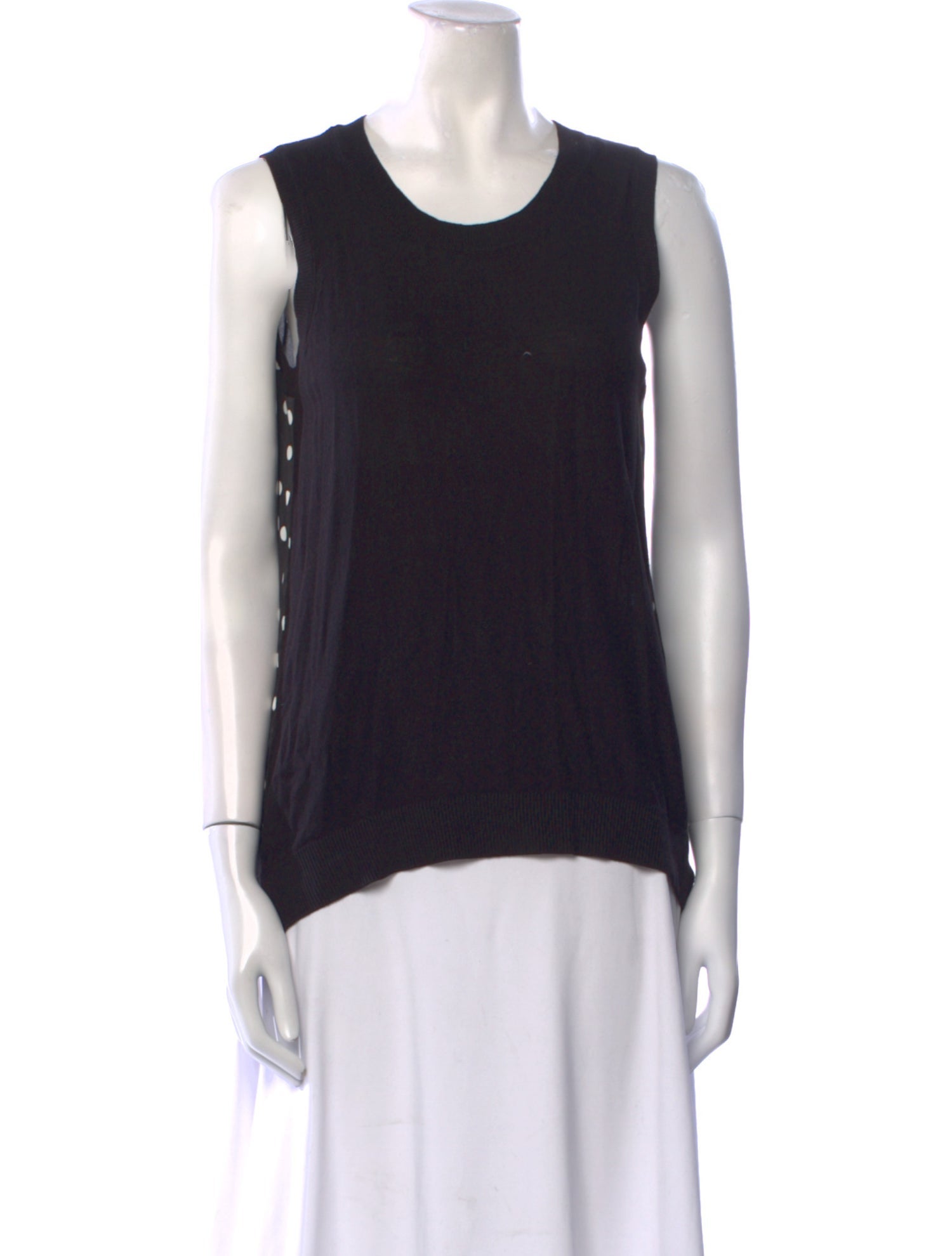 Donna Karan Scoop Neck Sleeveless Top