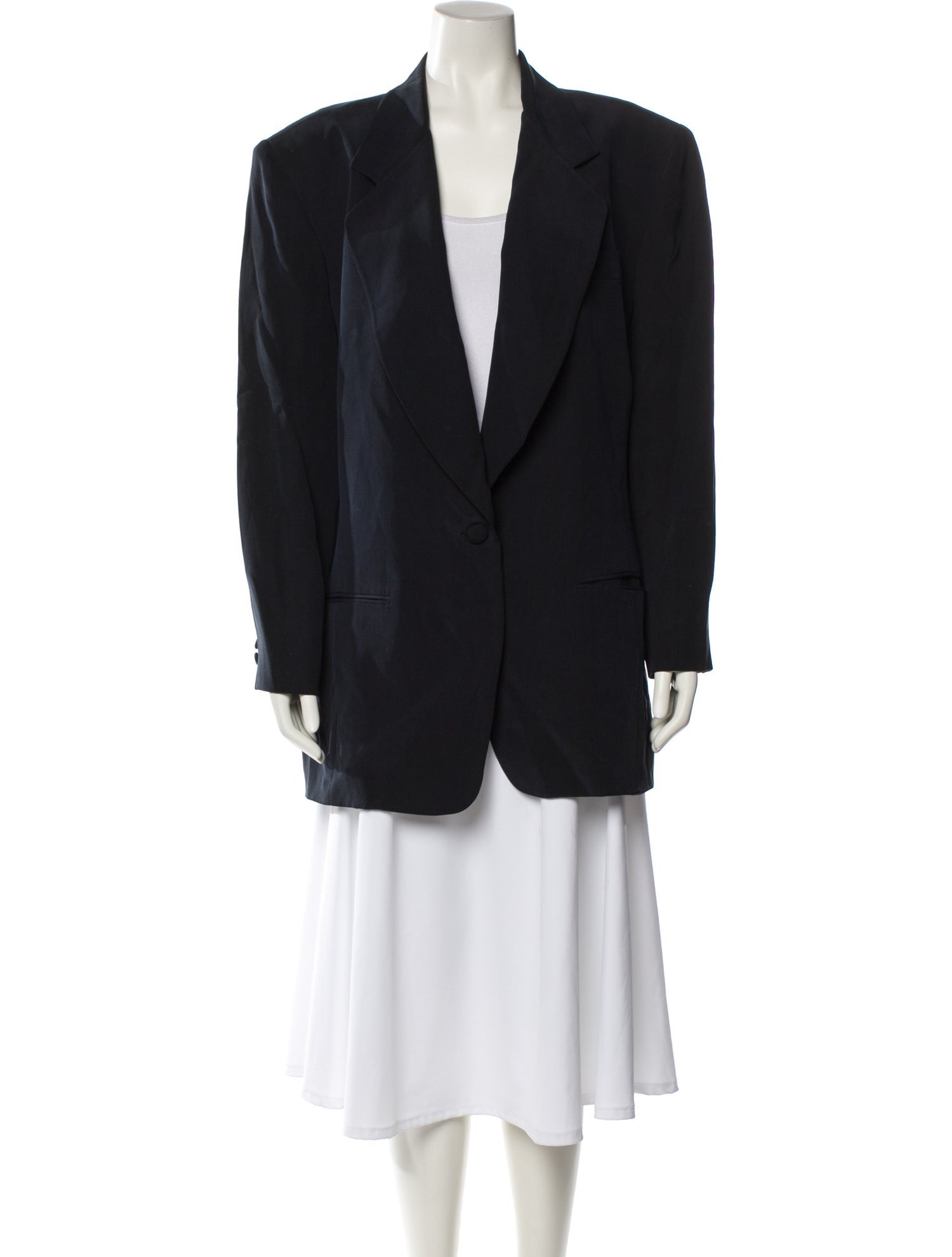 Donna Karan Silk Blazer