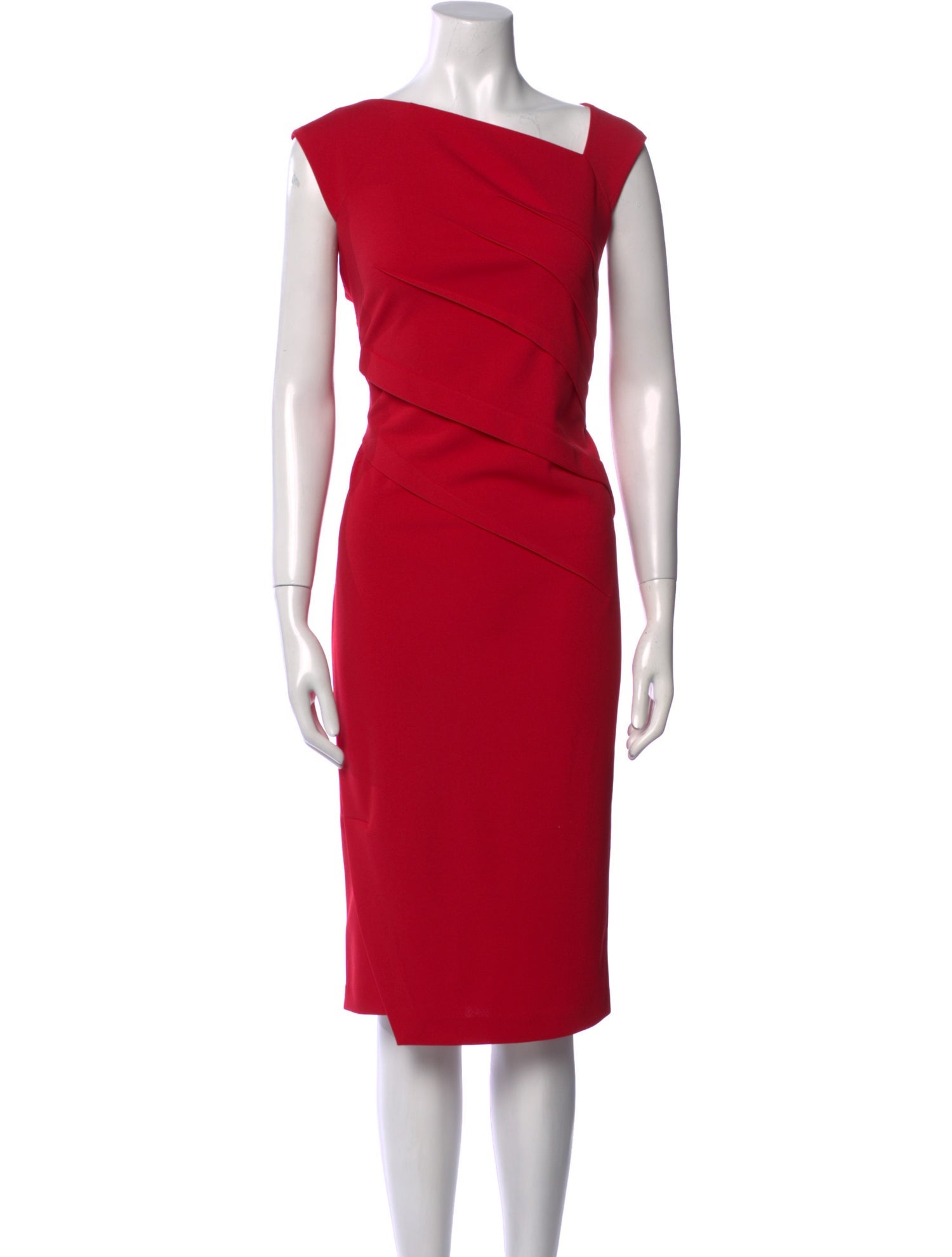 Donna Karan One-Shoulder Midi Length Dress w/ Tags