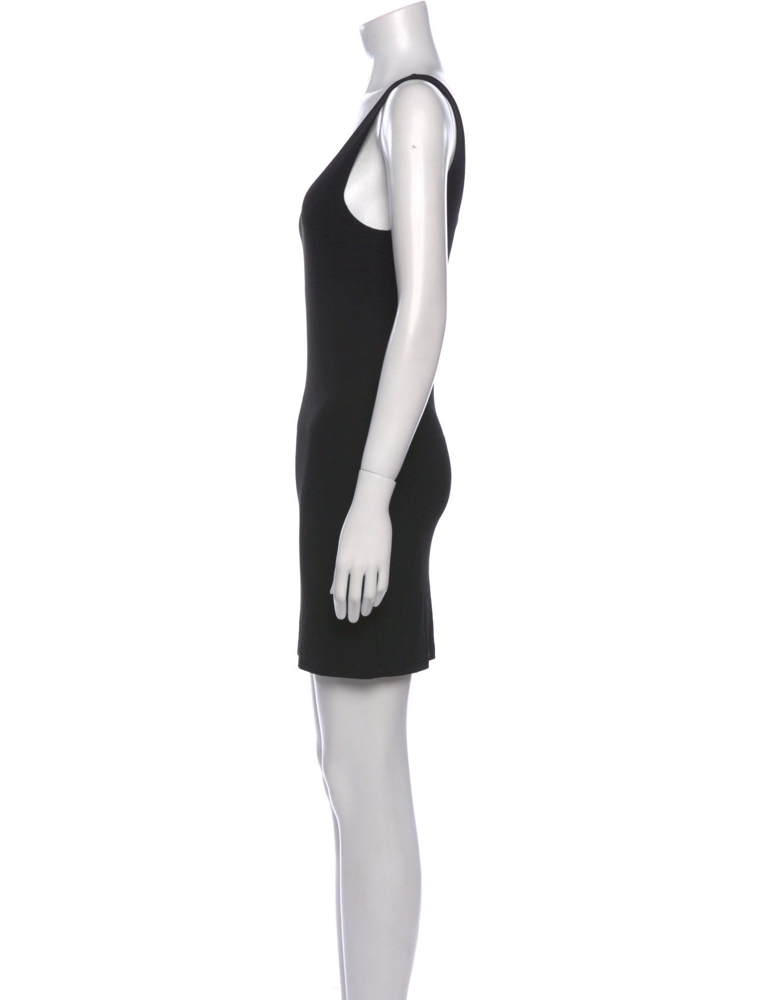 Donna Karan Scoop Neck Mini Dress