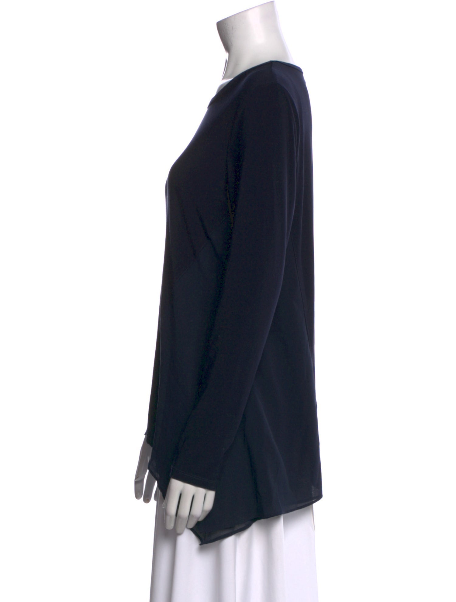 Donna Karan Crew Neck Long Sleeve Sweatshirt