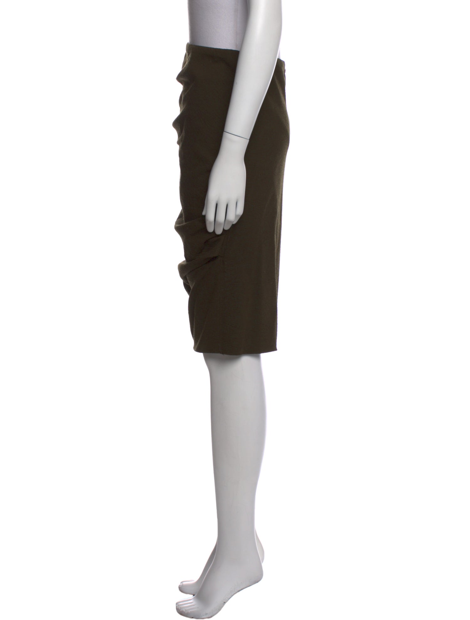 Donna Karan Wool Knee-Length Skirt