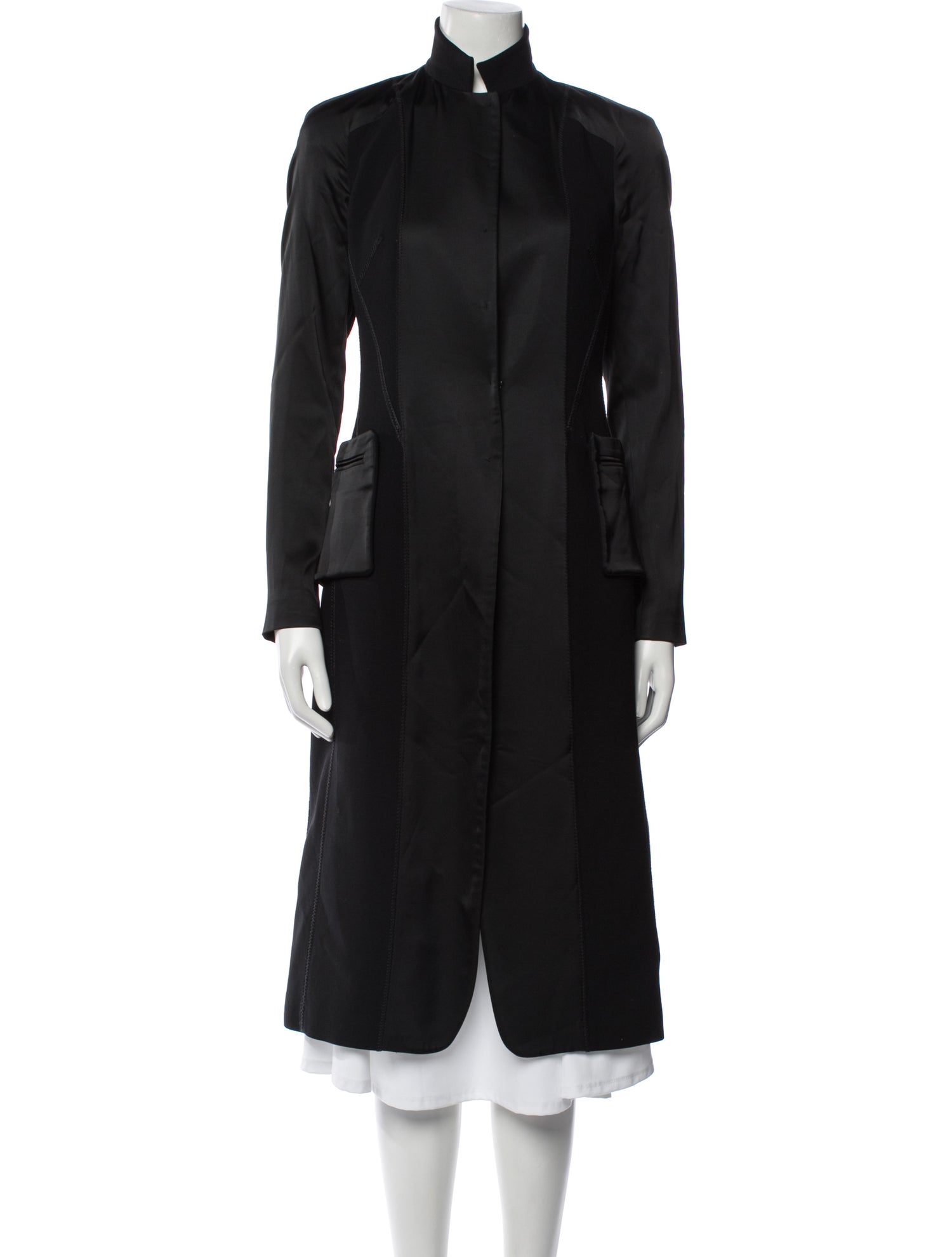 Donna Karan Wool Trench Coat
