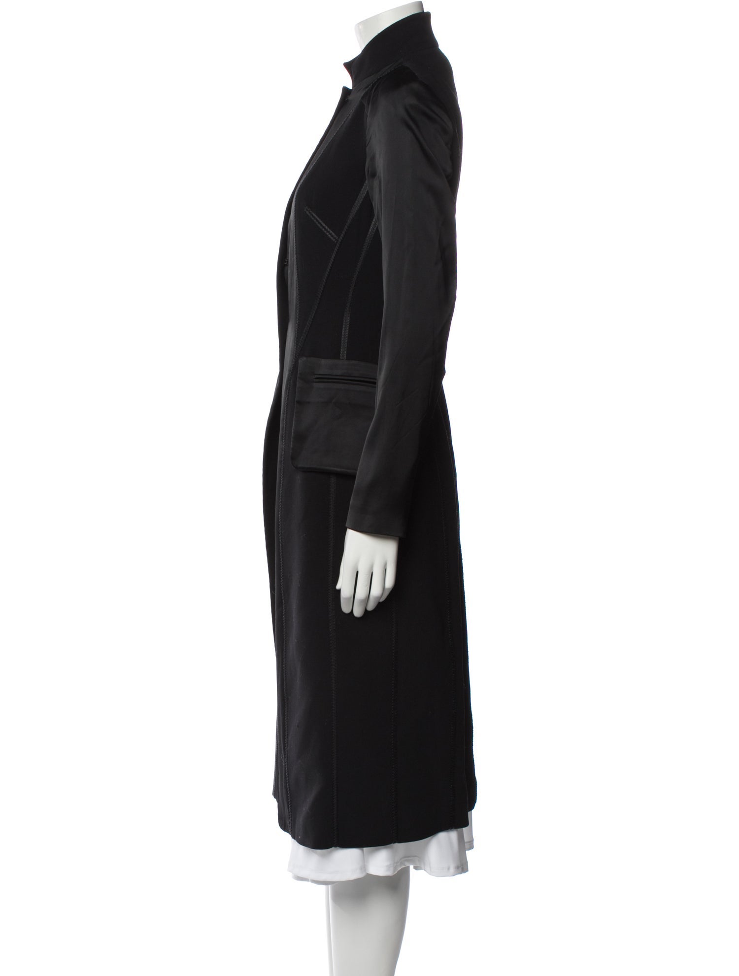 Donna Karan Wool Trench Coat