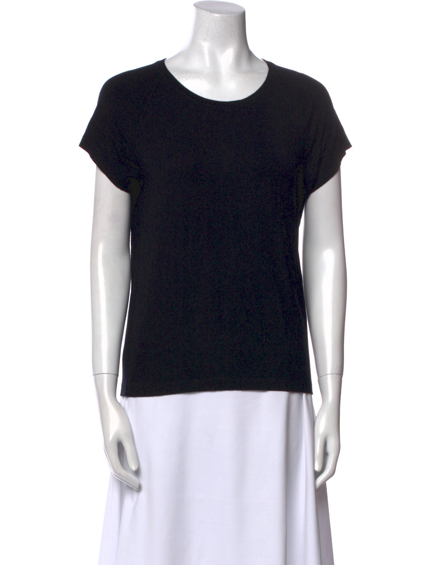 Donna Karan Scoop Neck Short Sleeve T-Shirt