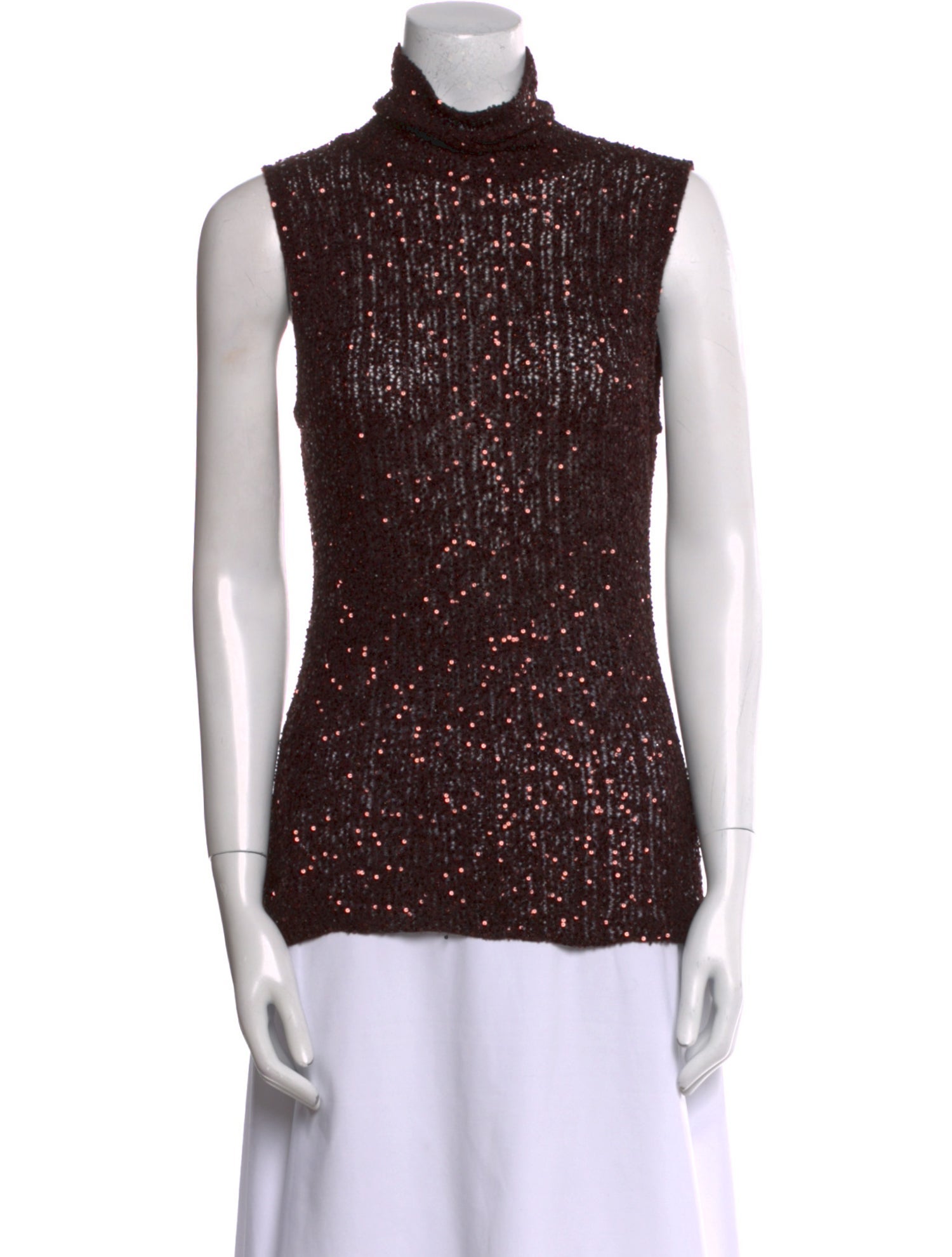 Donna Karan Cashmere Printed Top