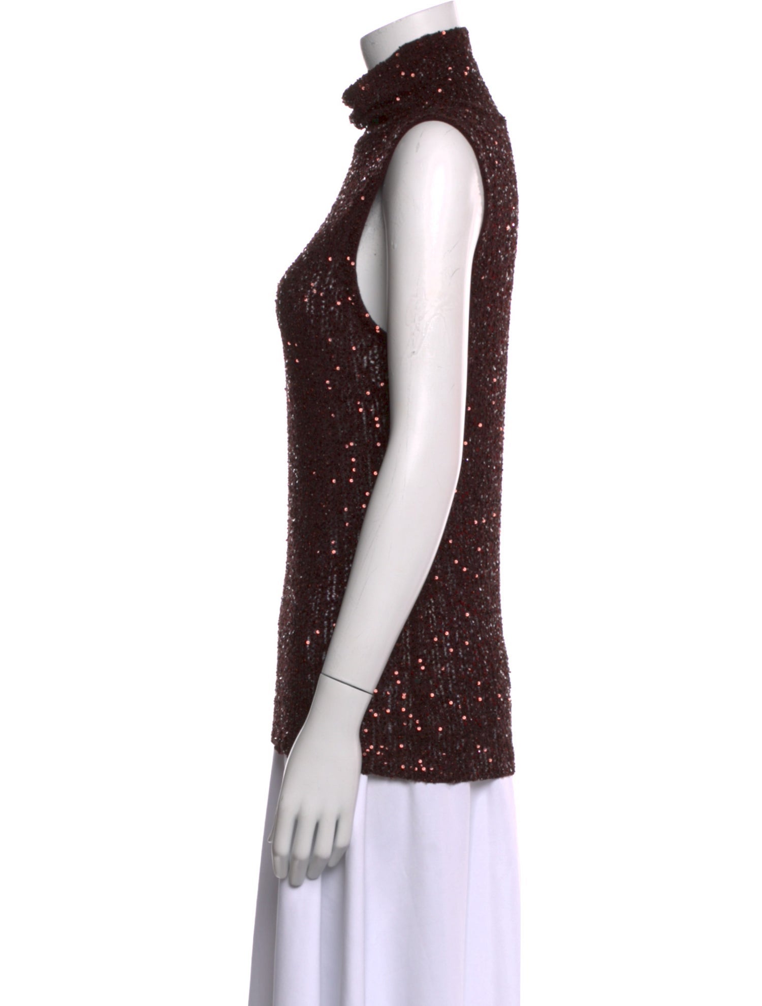 Donna Karan Cashmere Printed Top