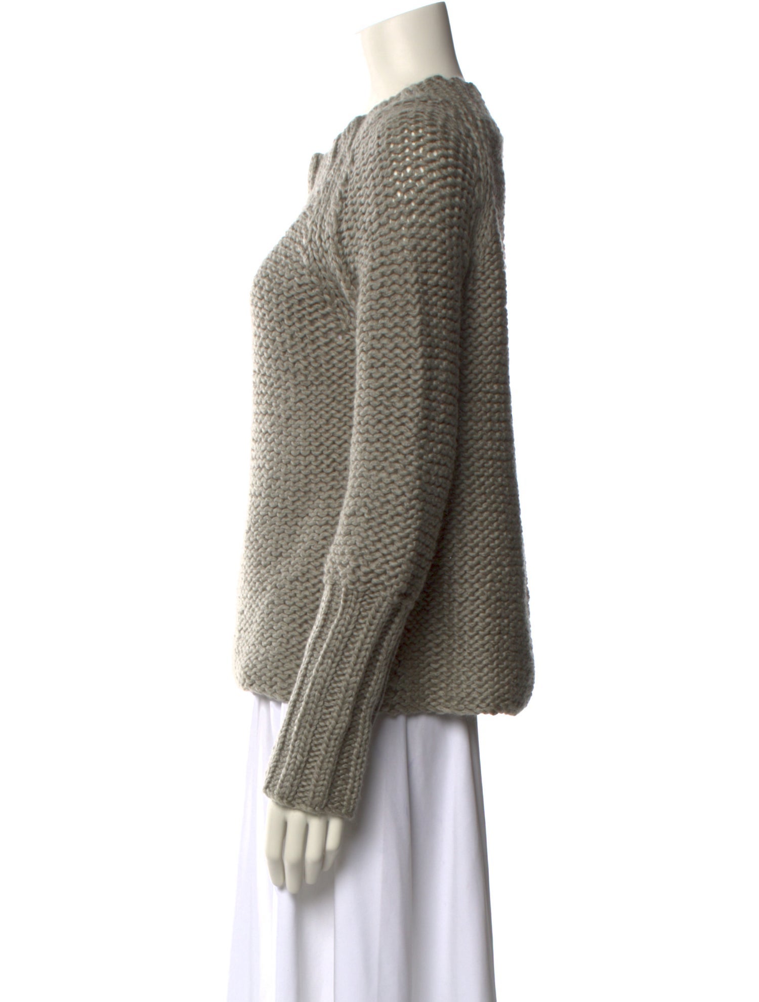 Donna Karan Wool Crew Neck Sweater