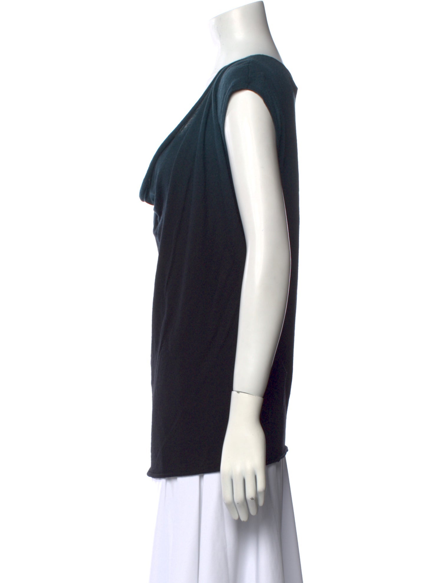 Donna Karan Cowl Neck Sleeveless Top