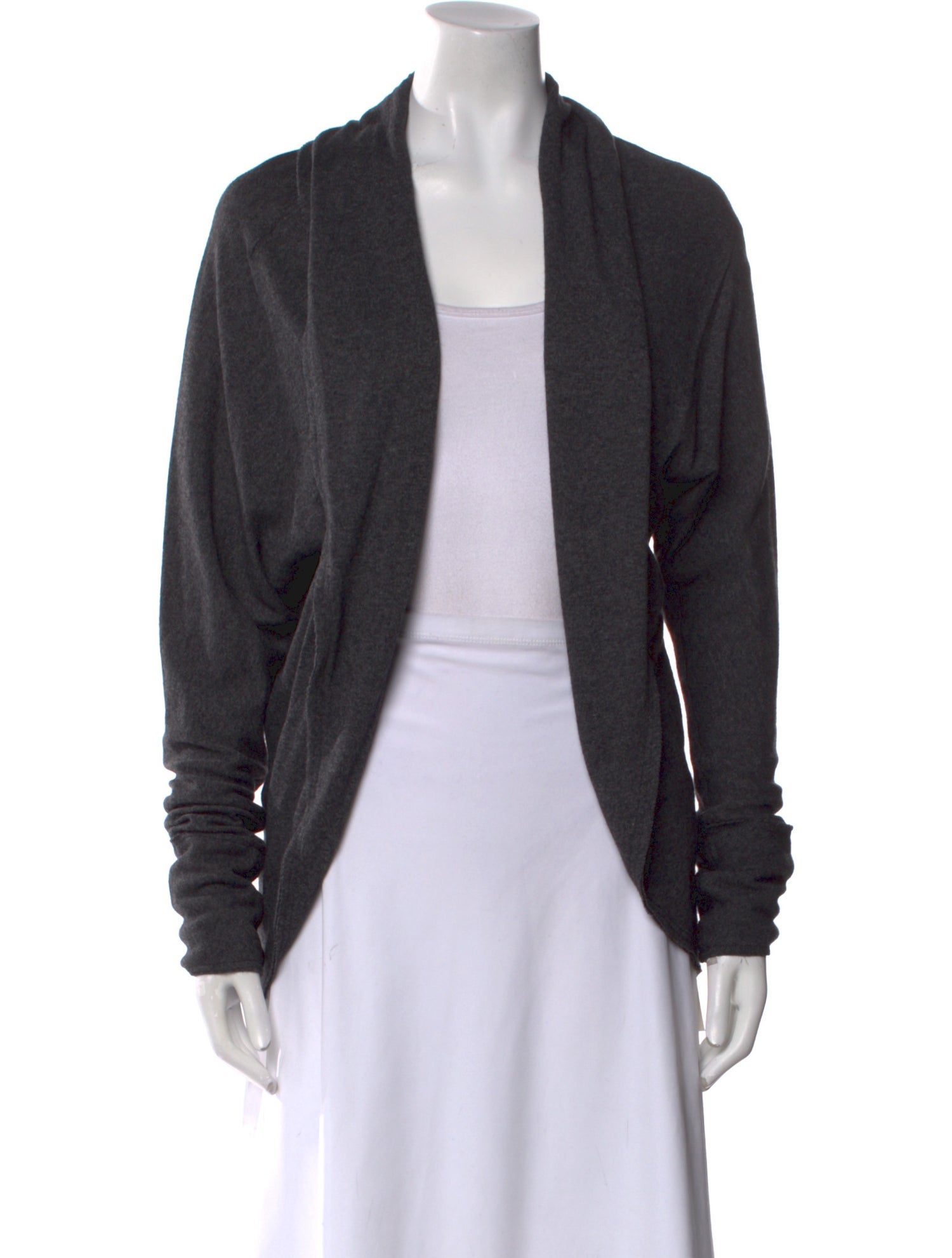 Donna Karan Open Front Sweater