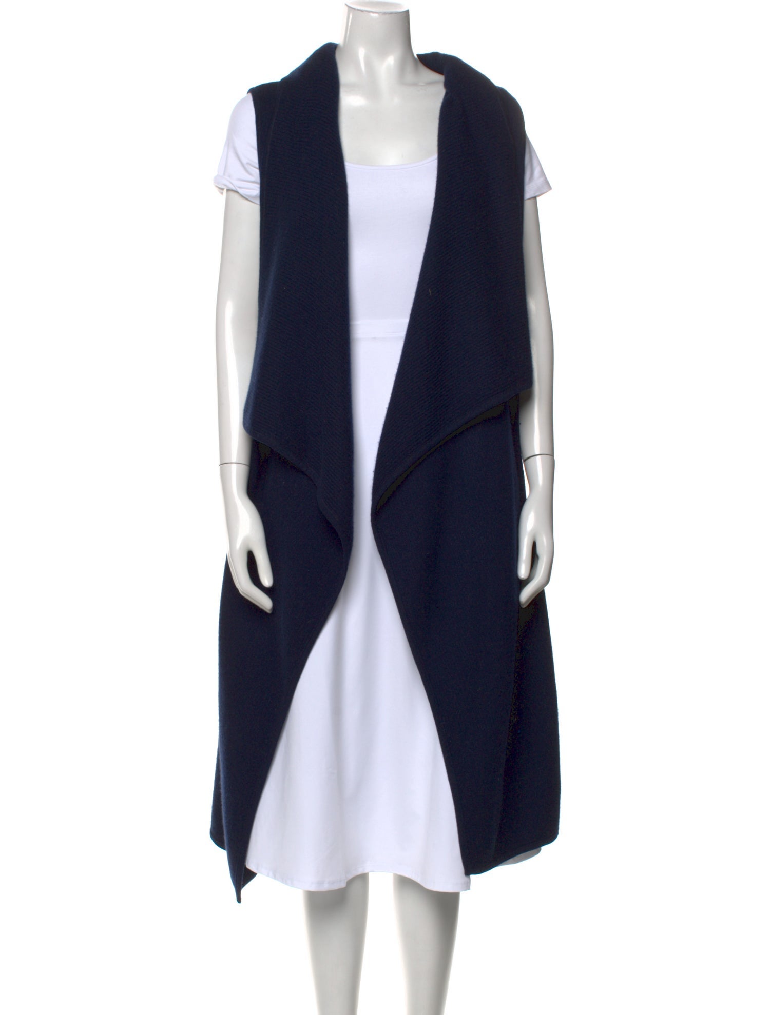 Donna Karan Cashmere Open Front Sweater