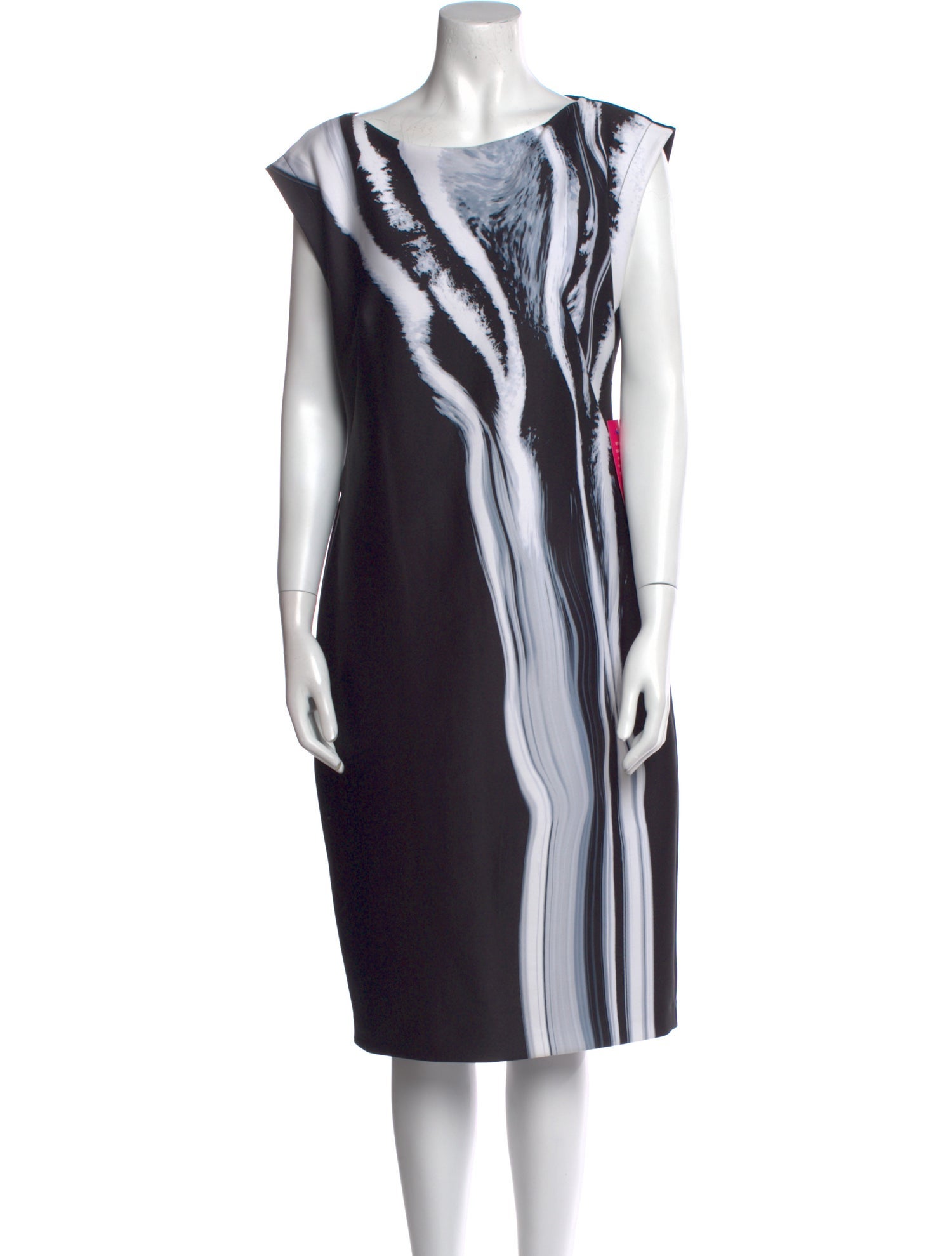 Donna Karan Printed Midi Length Dress