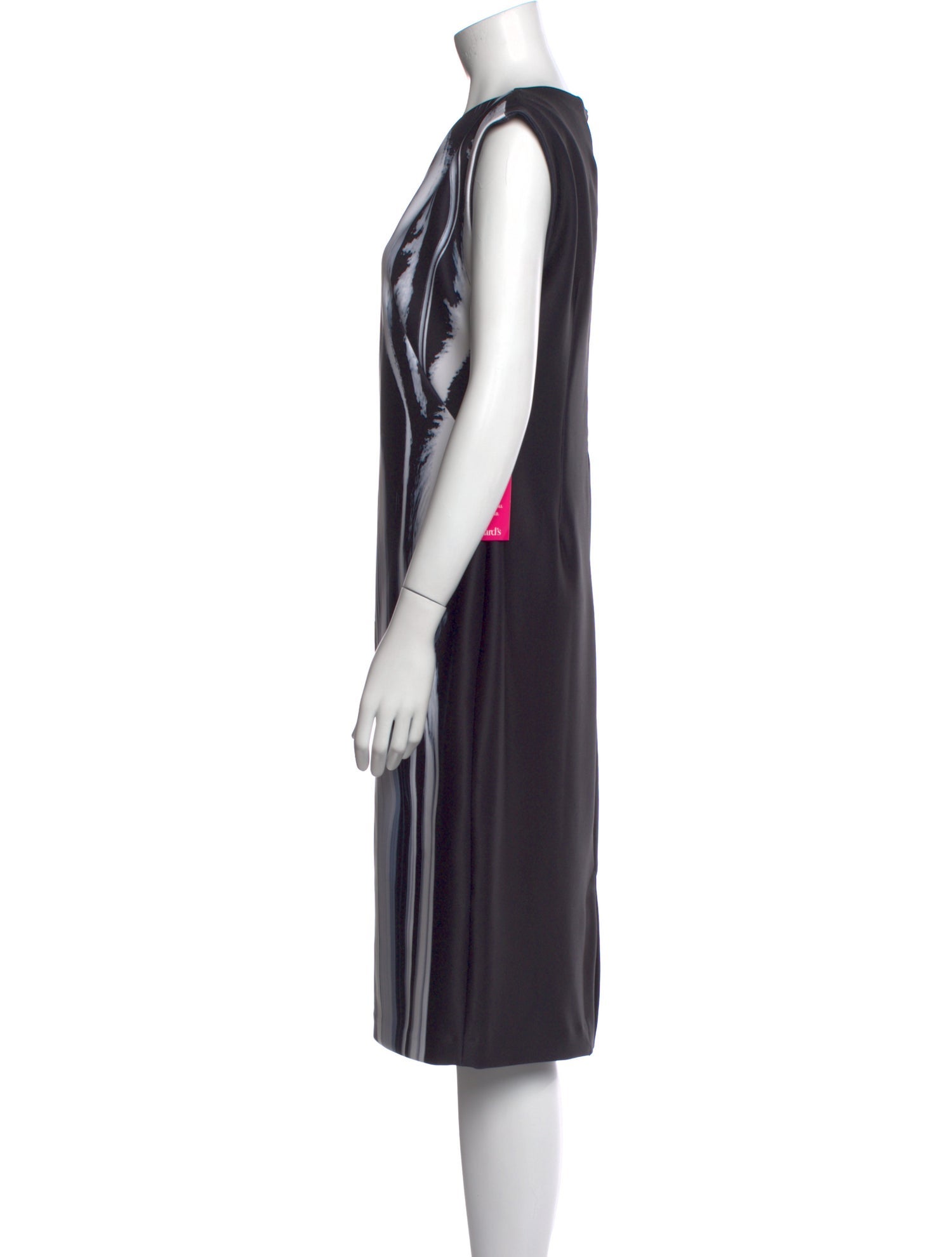 Donna Karan Printed Midi Length Dress