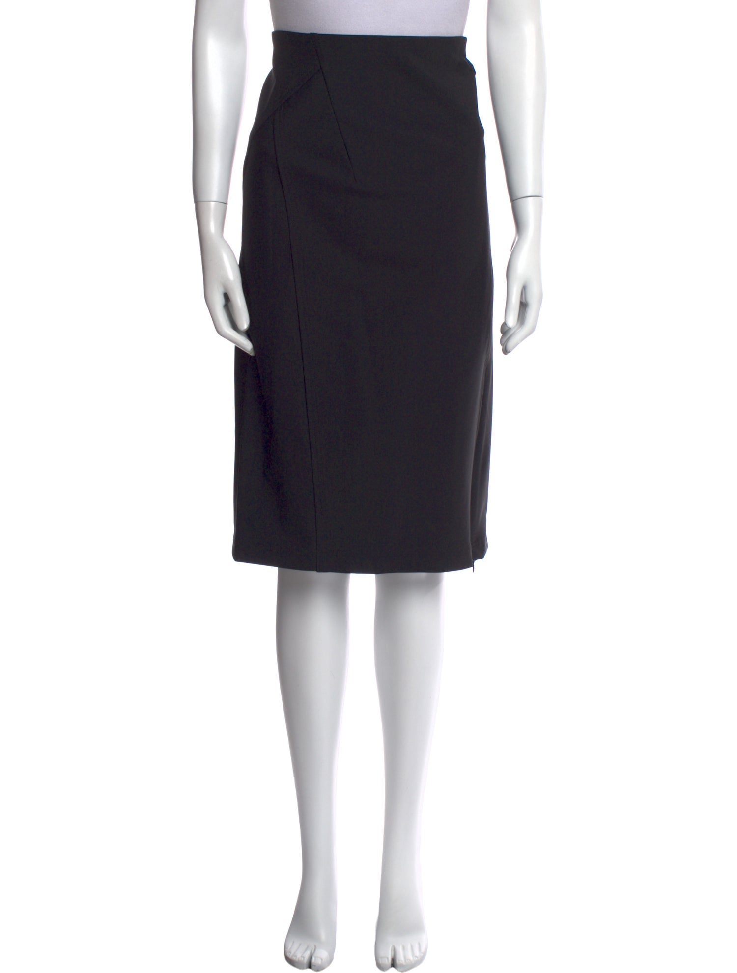 Donna Karan Grosgrain Trim Knee-Length Skirt w/ Tags