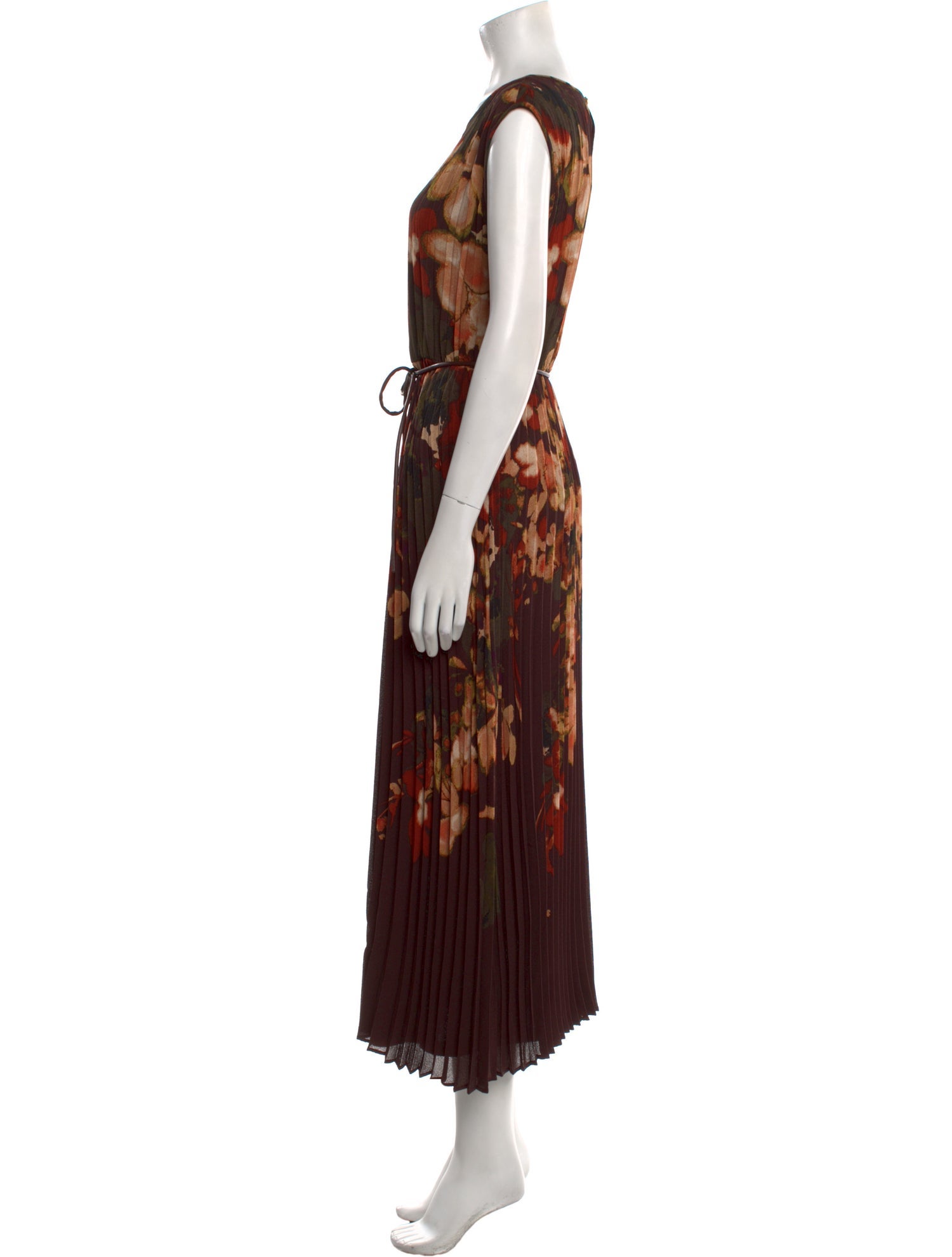blue dress for baby girl Donna Karan Vintage Fine Mesh Brown 2004 Runway Evening Dress  Modig