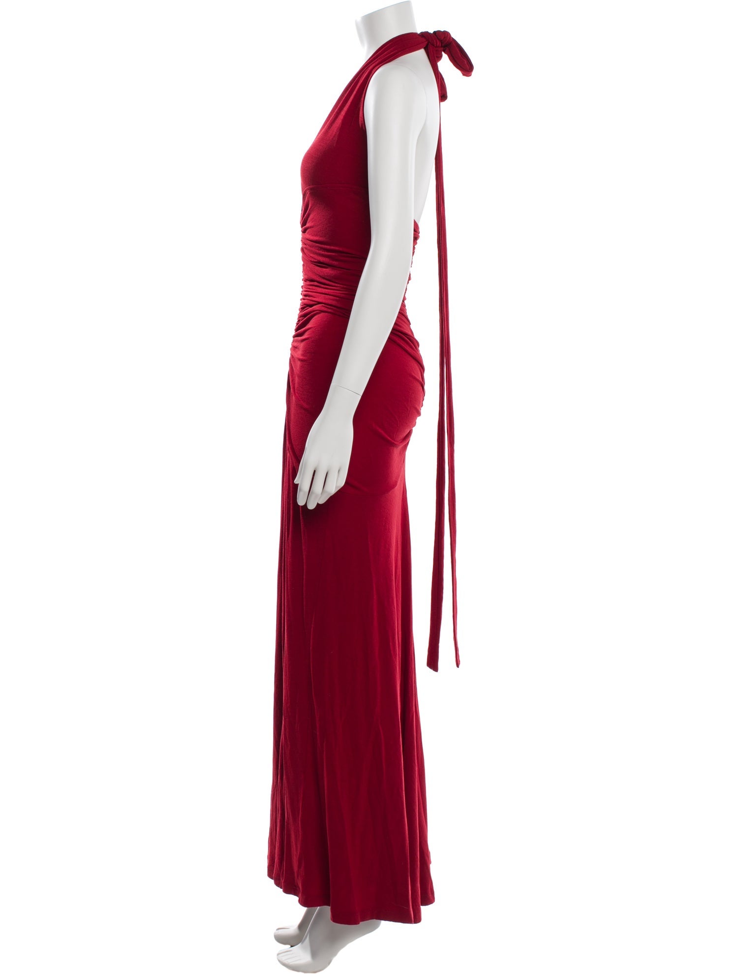 Donna Karan Halterneck Long Dress