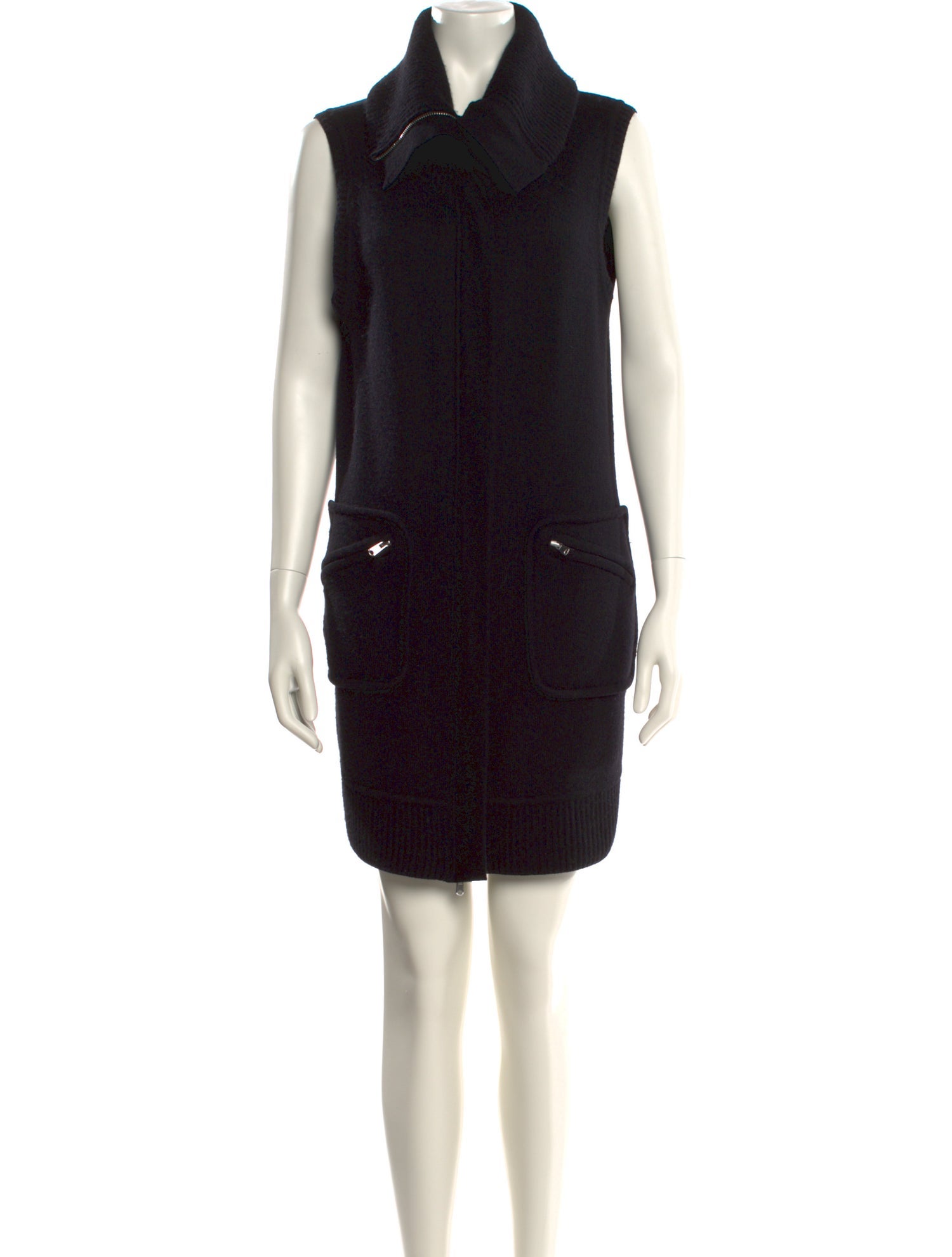 Donna Karan Mock Neck Sweater