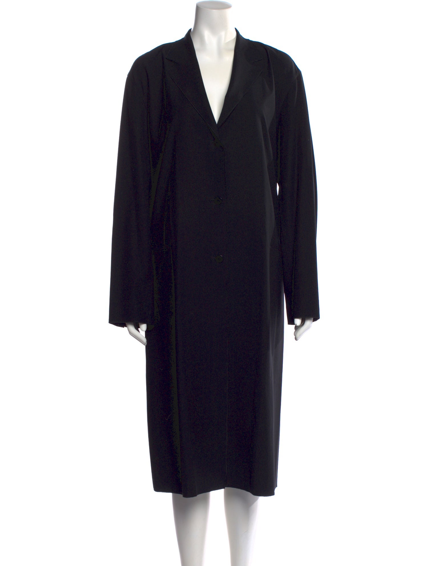 Donna Karan Wool Midi Length Dress