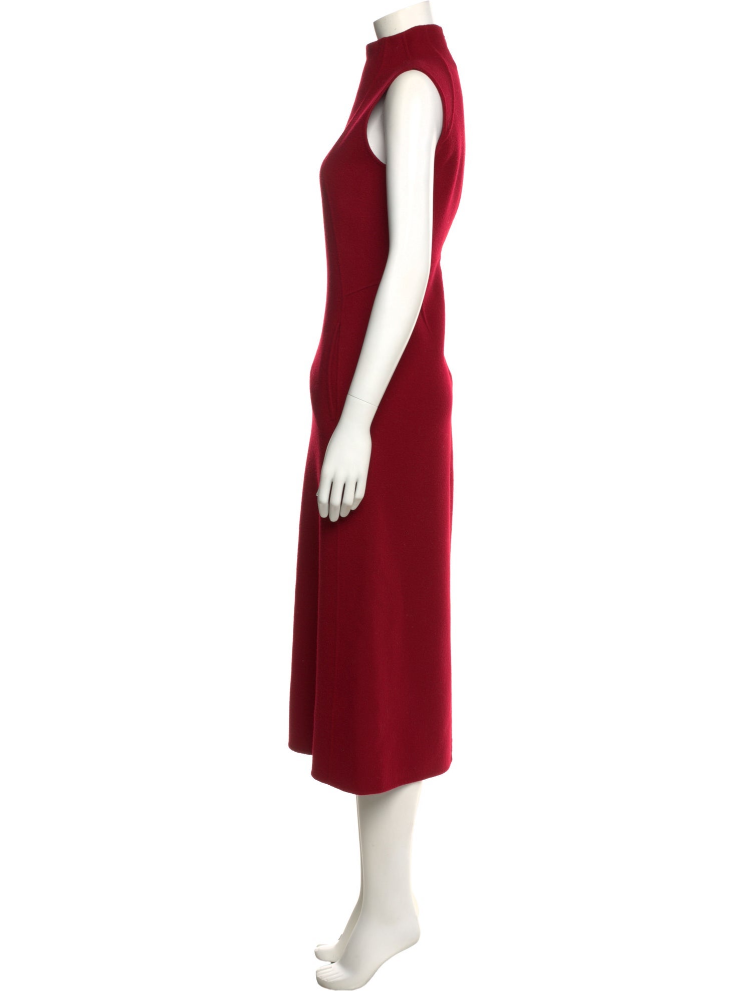 Donna Karan Wool Long Dress