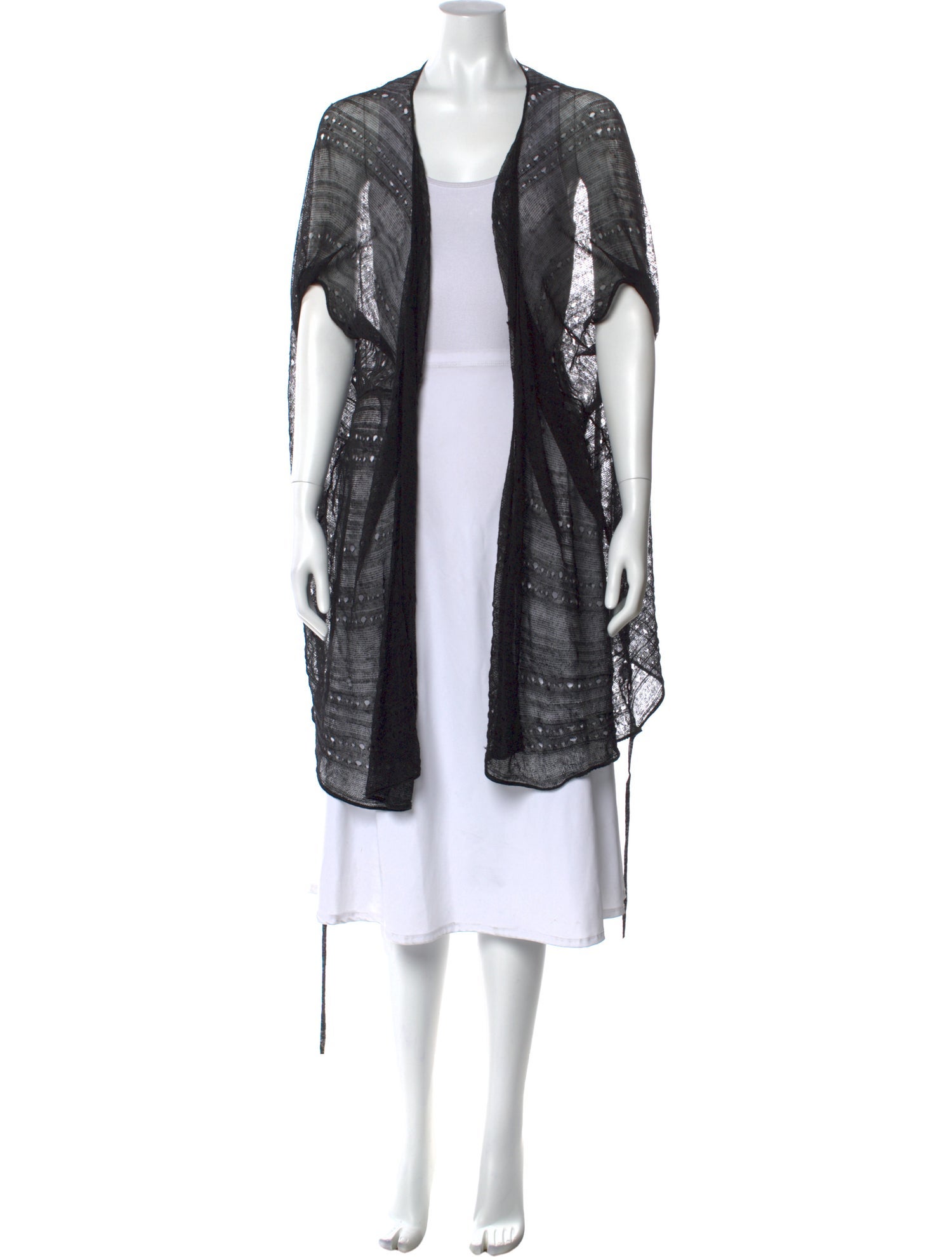 Donna Karan Linen V-Neck Tunic