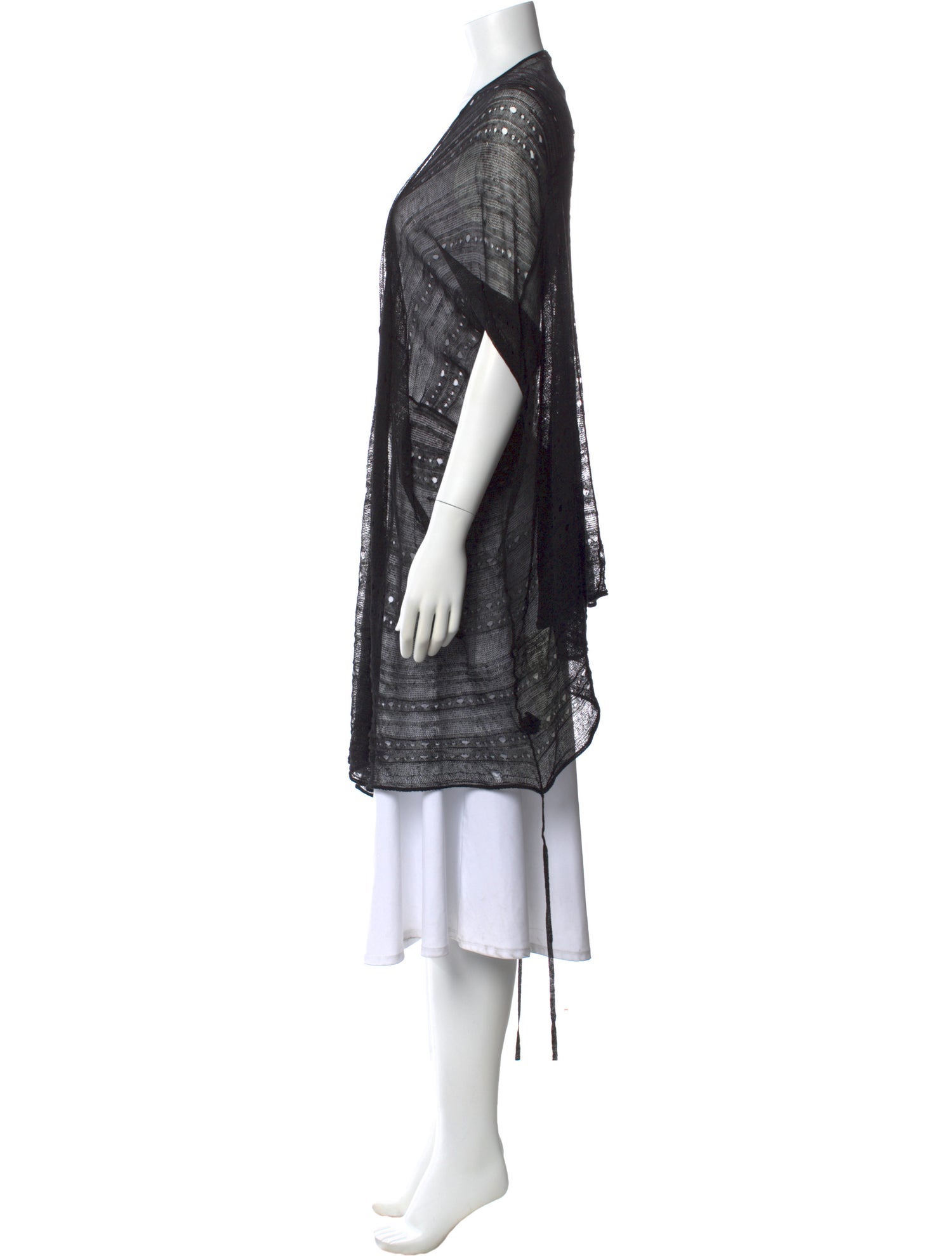 Donna Karan Linen V-Neck Tunic