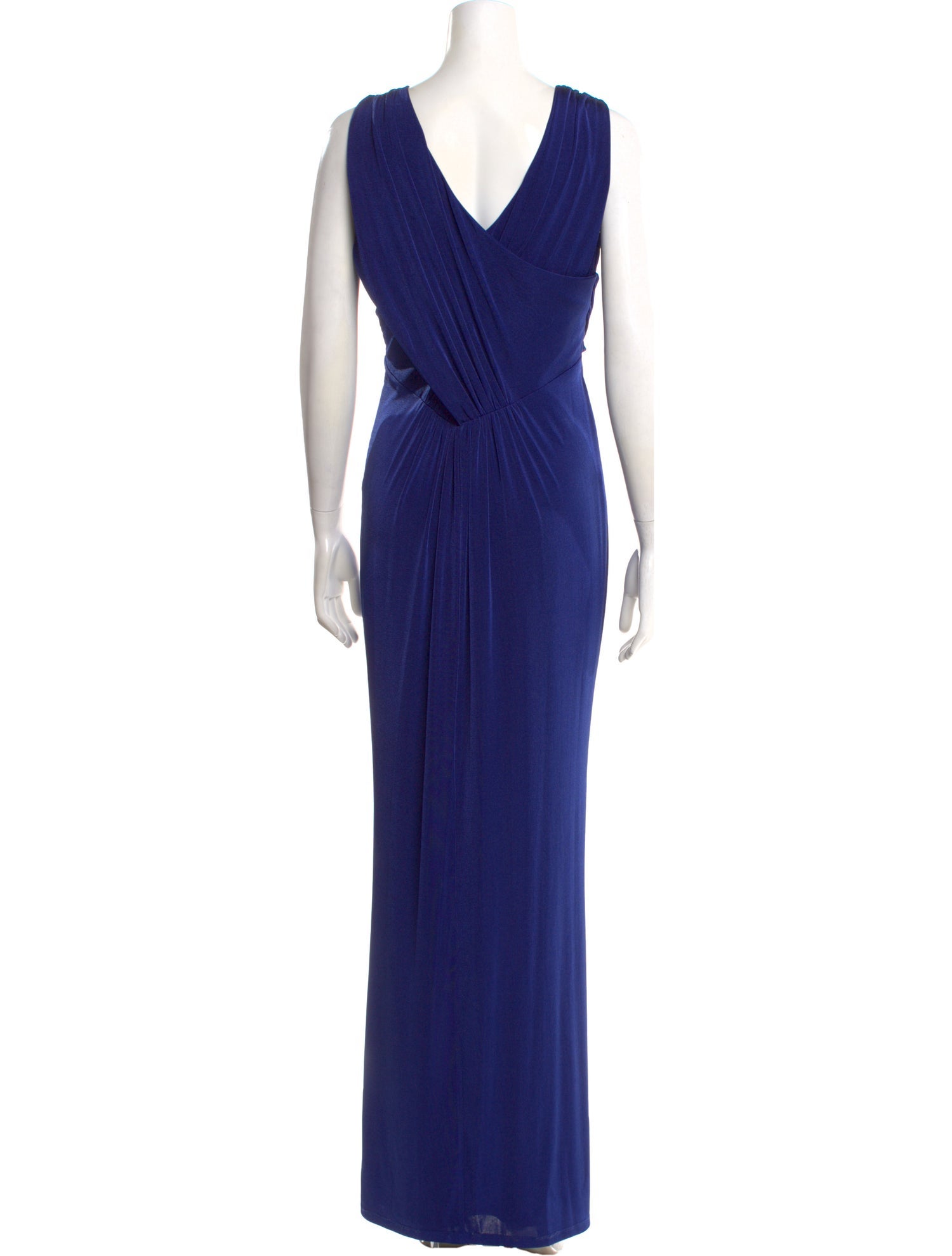 donna karan evening dresses Wm Poly Dress - Snow Petal the soft sheen of strapless satin catching the light as this gown embraces your silhouette Donna Karan Women's One-Shoulder Gathered