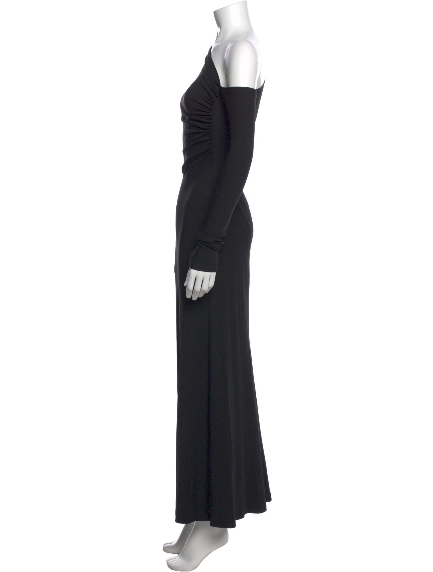 Donna Karan One-Shoulder Long Dress