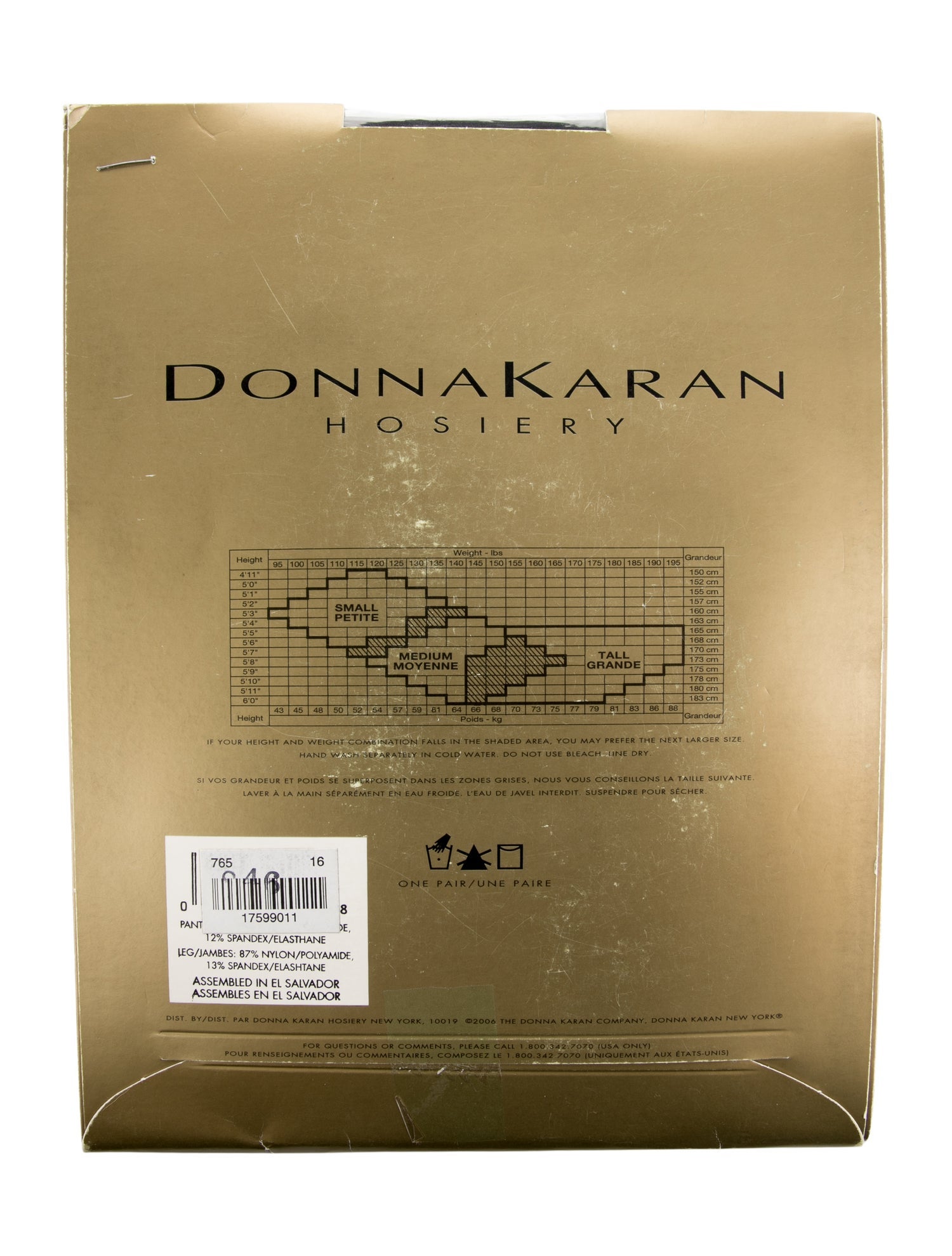 Donna Karan Nylon Hosiery w/Tags