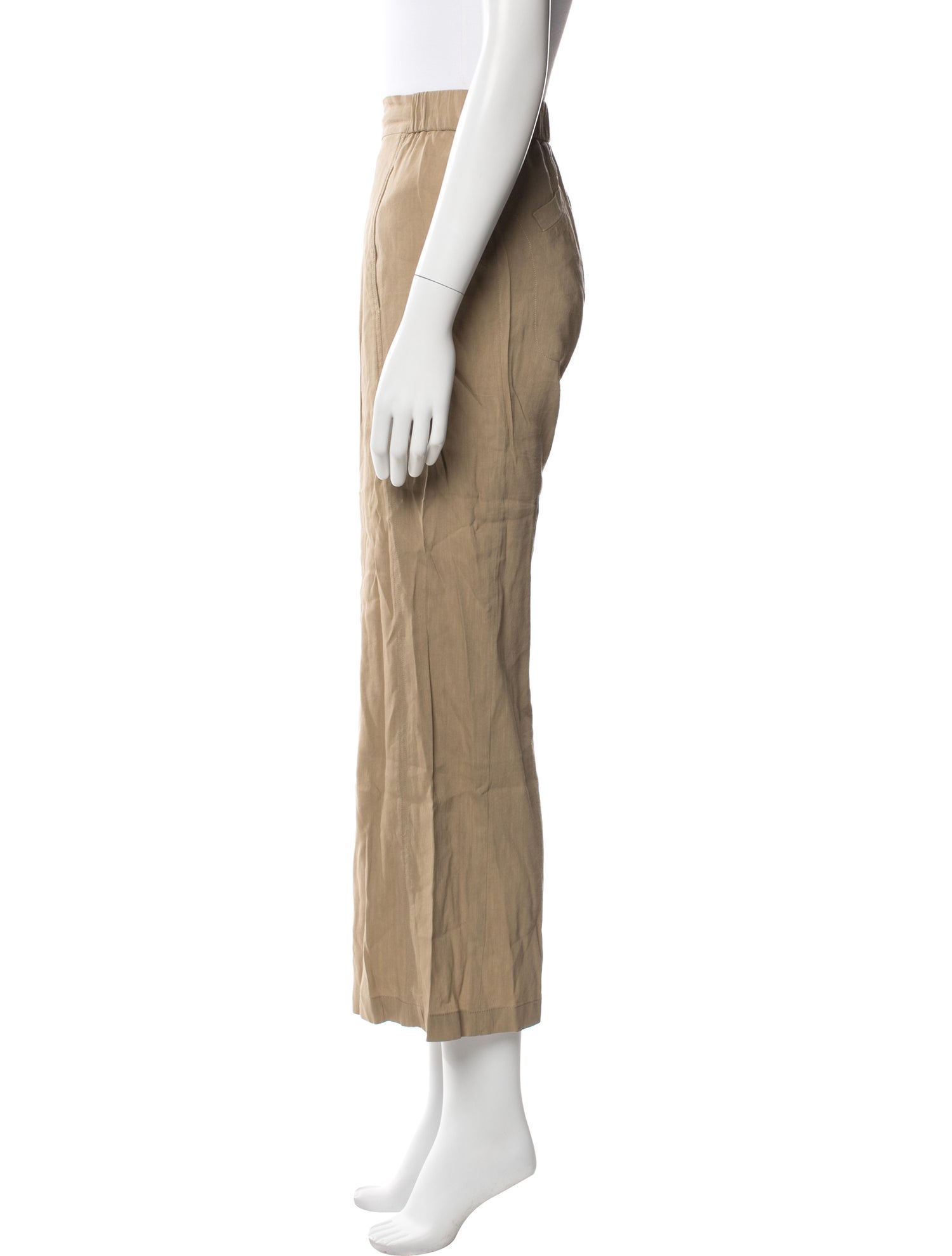 Donna Karan Linen Wide Leg Pants