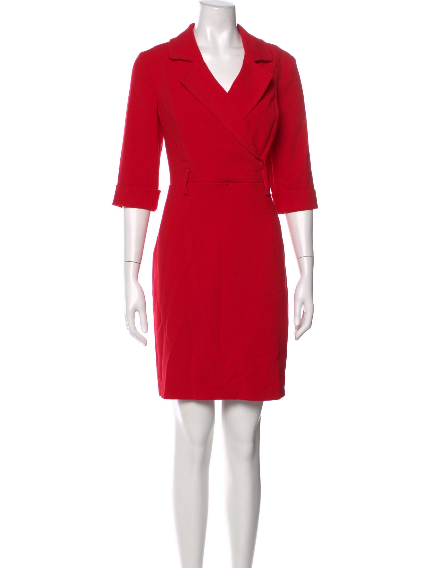 red donna karan dress Vintage Donna Karan Ribbons Dress