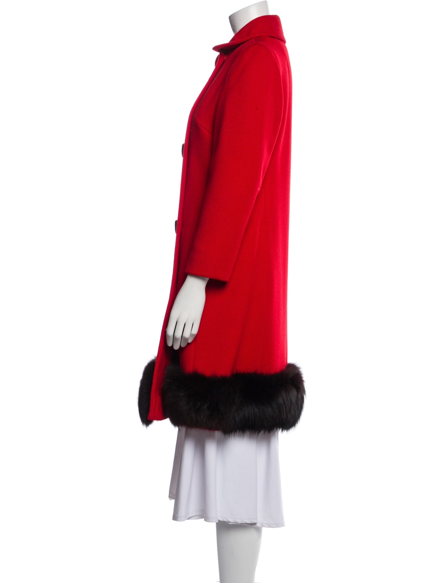 Donald Brooks Wool Peacoat