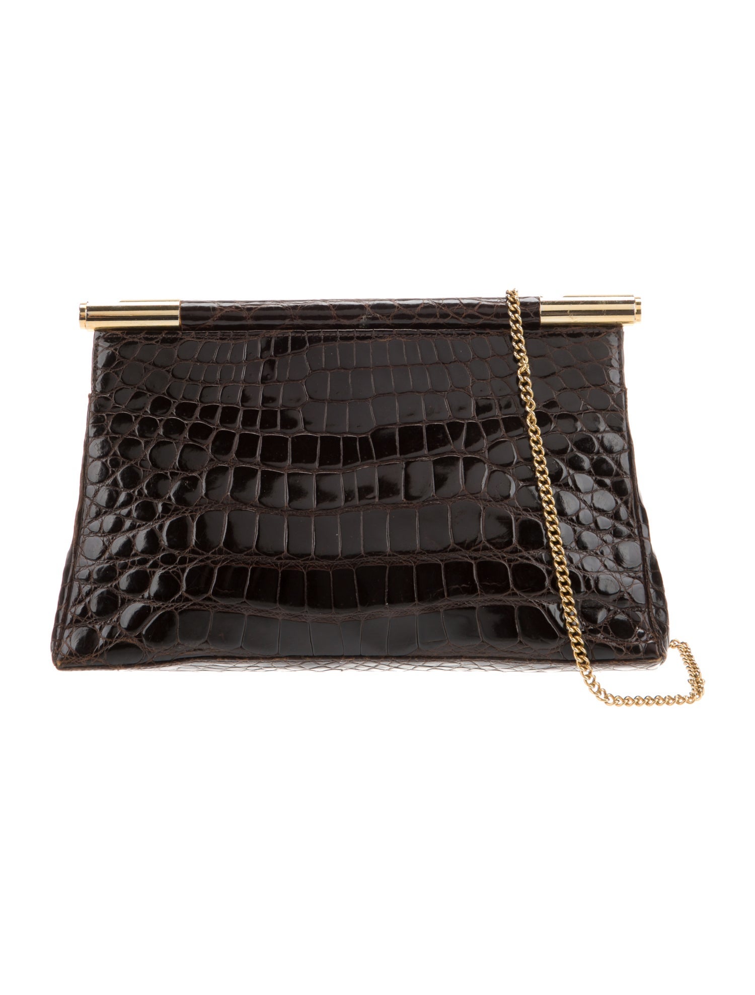 Donna Elissa Leather Evening Bag
