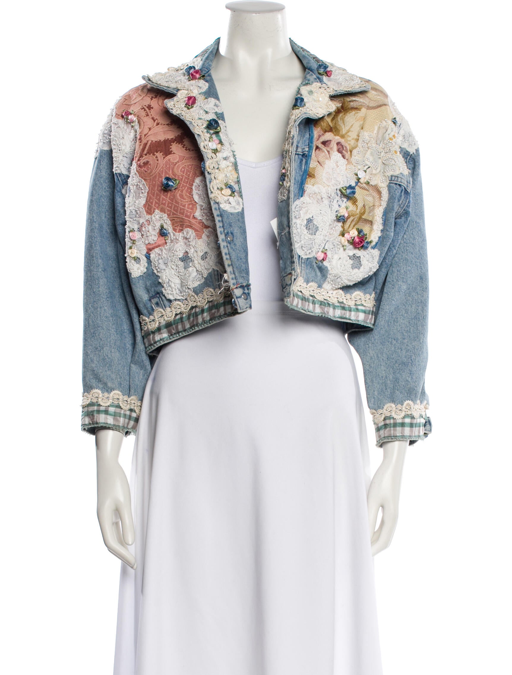 Donna Elissa Vintage Printed Bolero